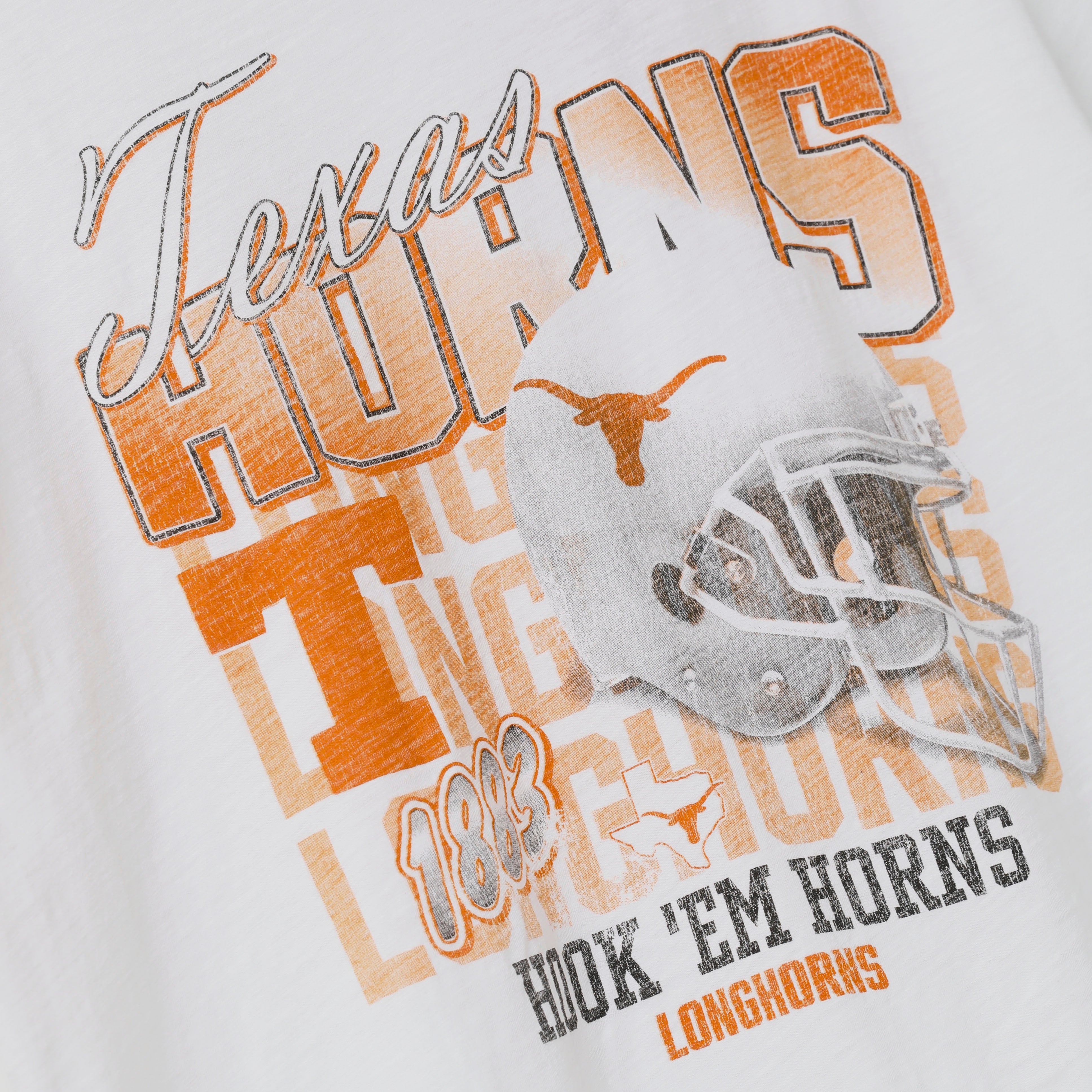 Texas Longhorns Gametime Slub Motley Short Sleeve Tee