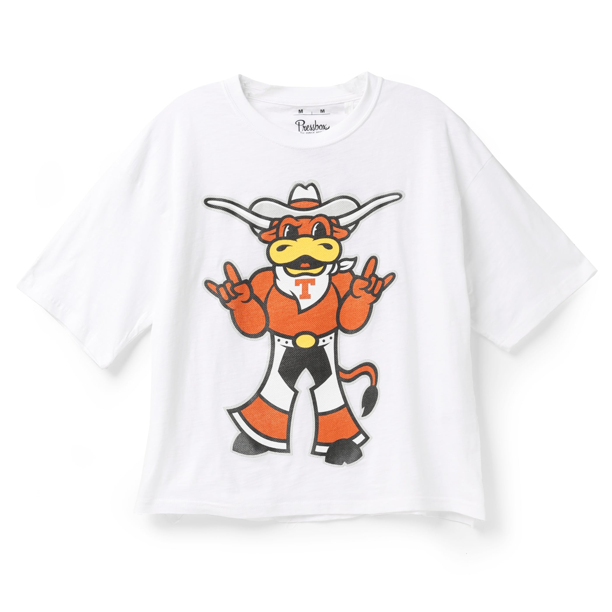 Texas Longhorns Big Canvas Puff Motley Crew Short Sleeve Tee