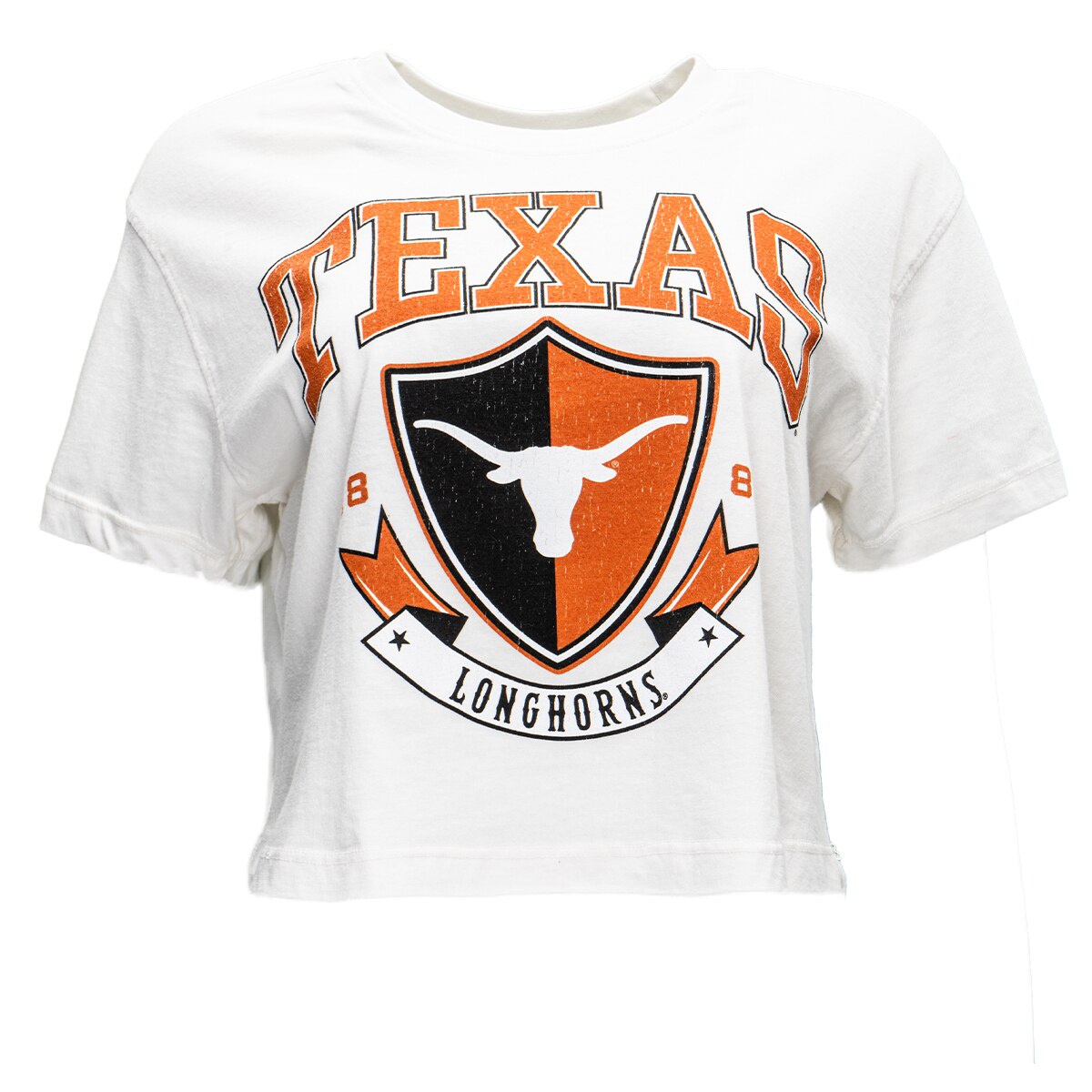 Pressbox Texas Longhorns Vintage Buckler Boyfriend Tee