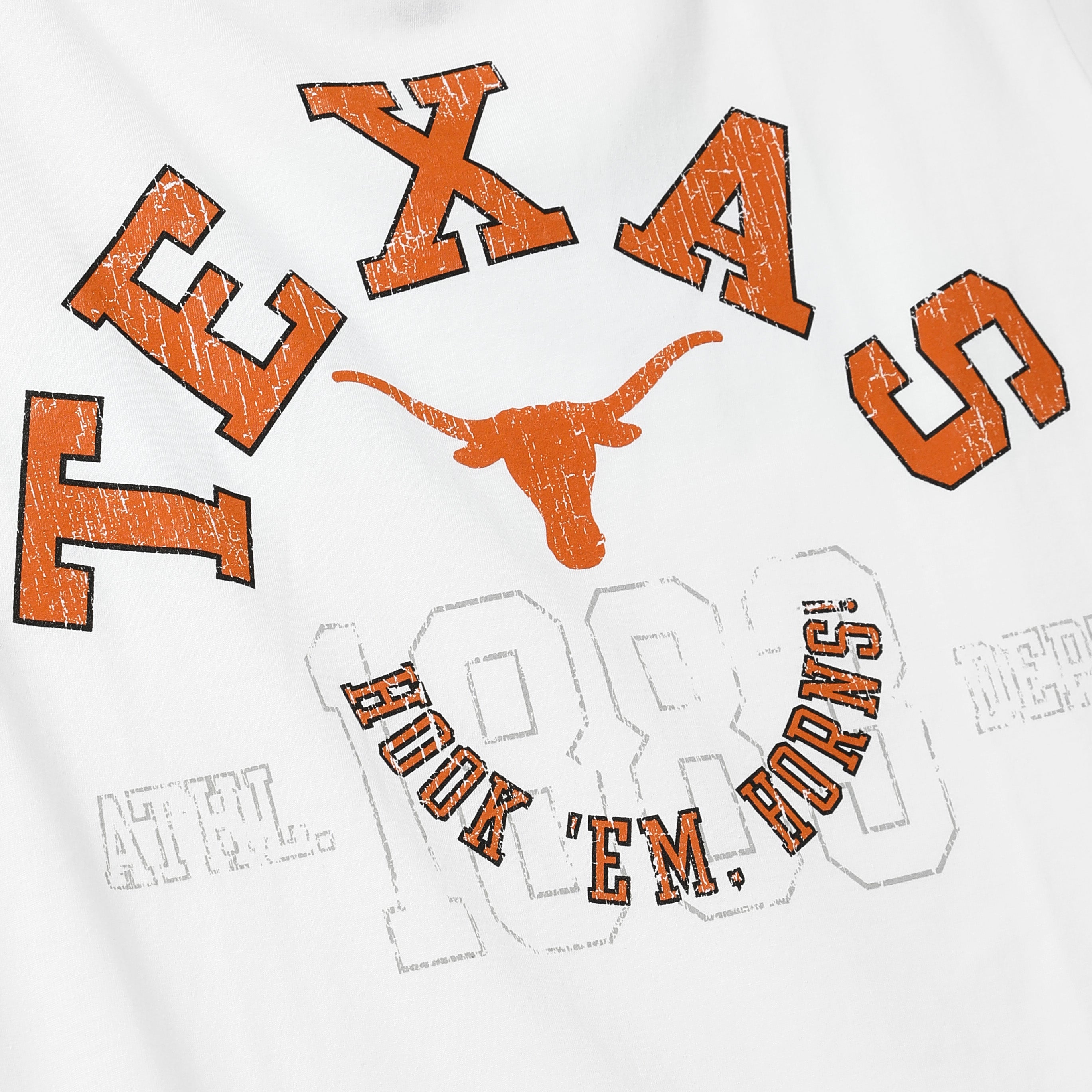 Champion Texas Longhorns Off Shoulder Tee