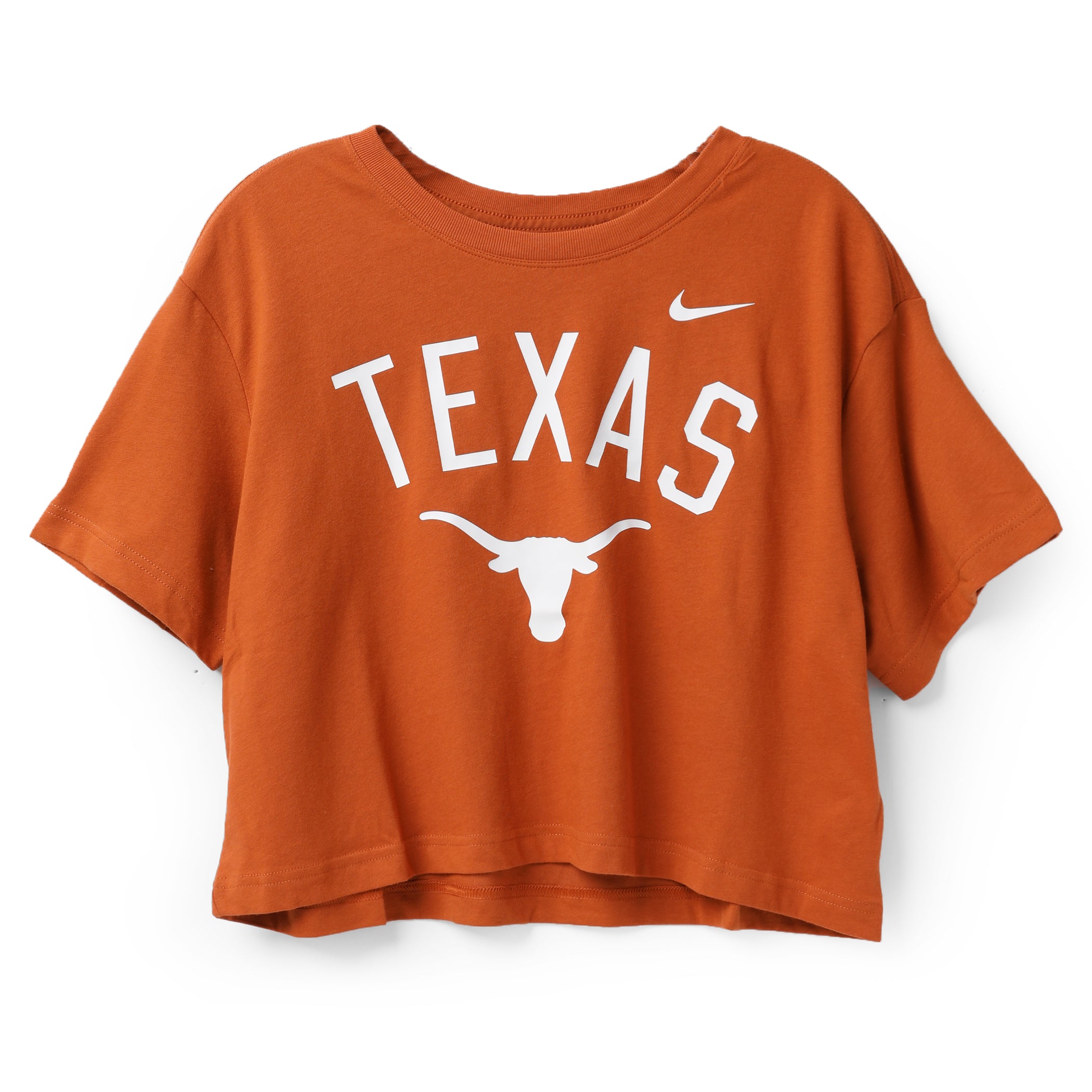 Nike Texas Longhorns Arch Logo Crop Tee