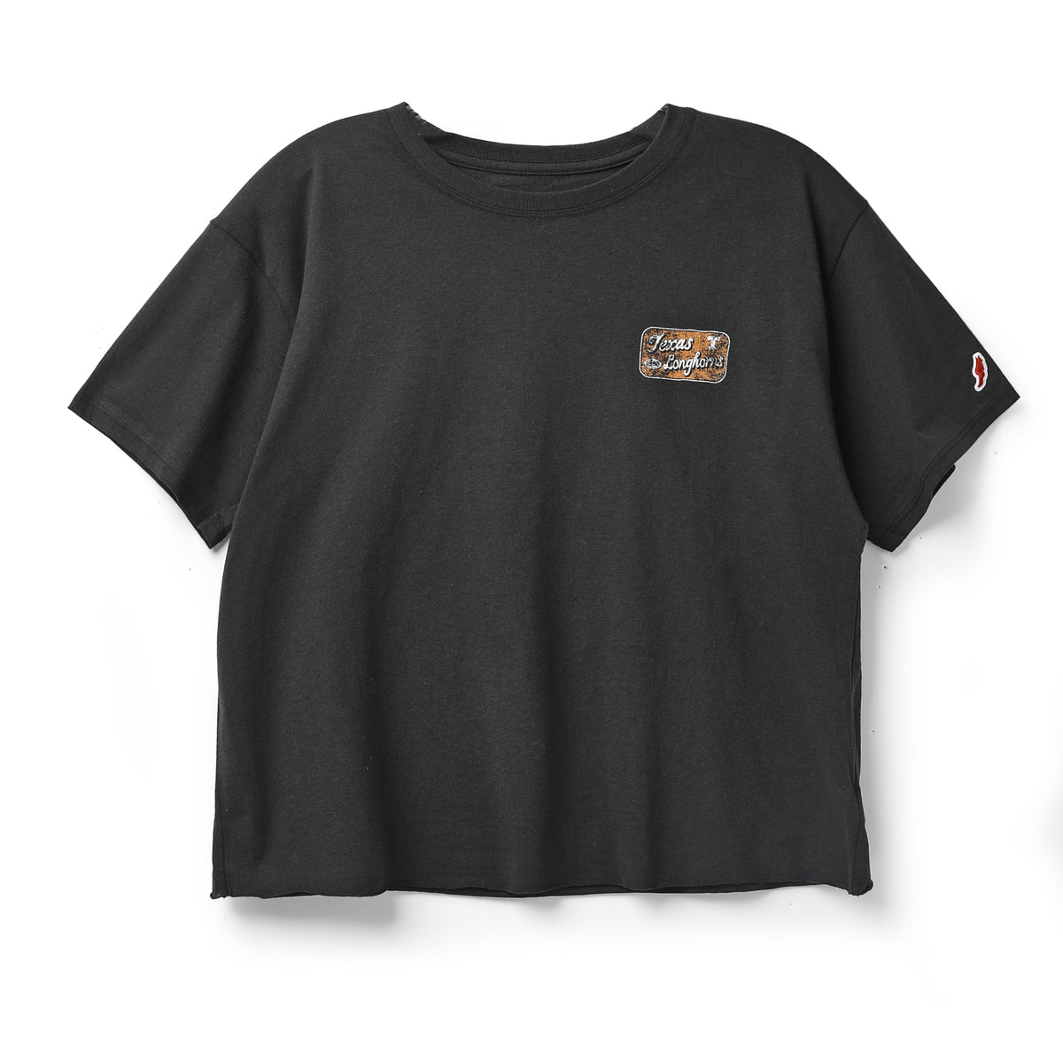 Texas Longhorns Western Girl Clothesline Crop Tee