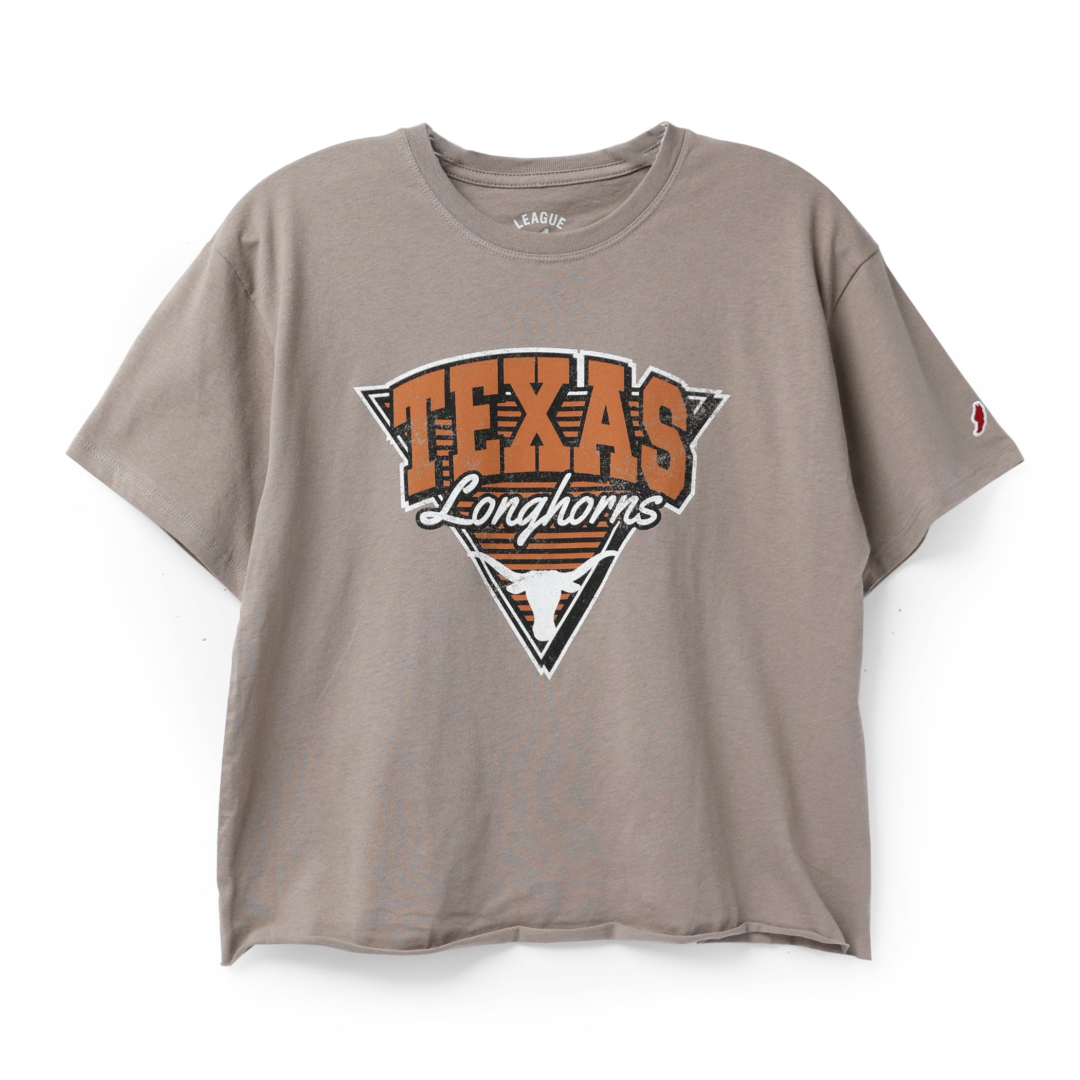 Texas Longhorns Women's Triangle Clothesline Crop Tee