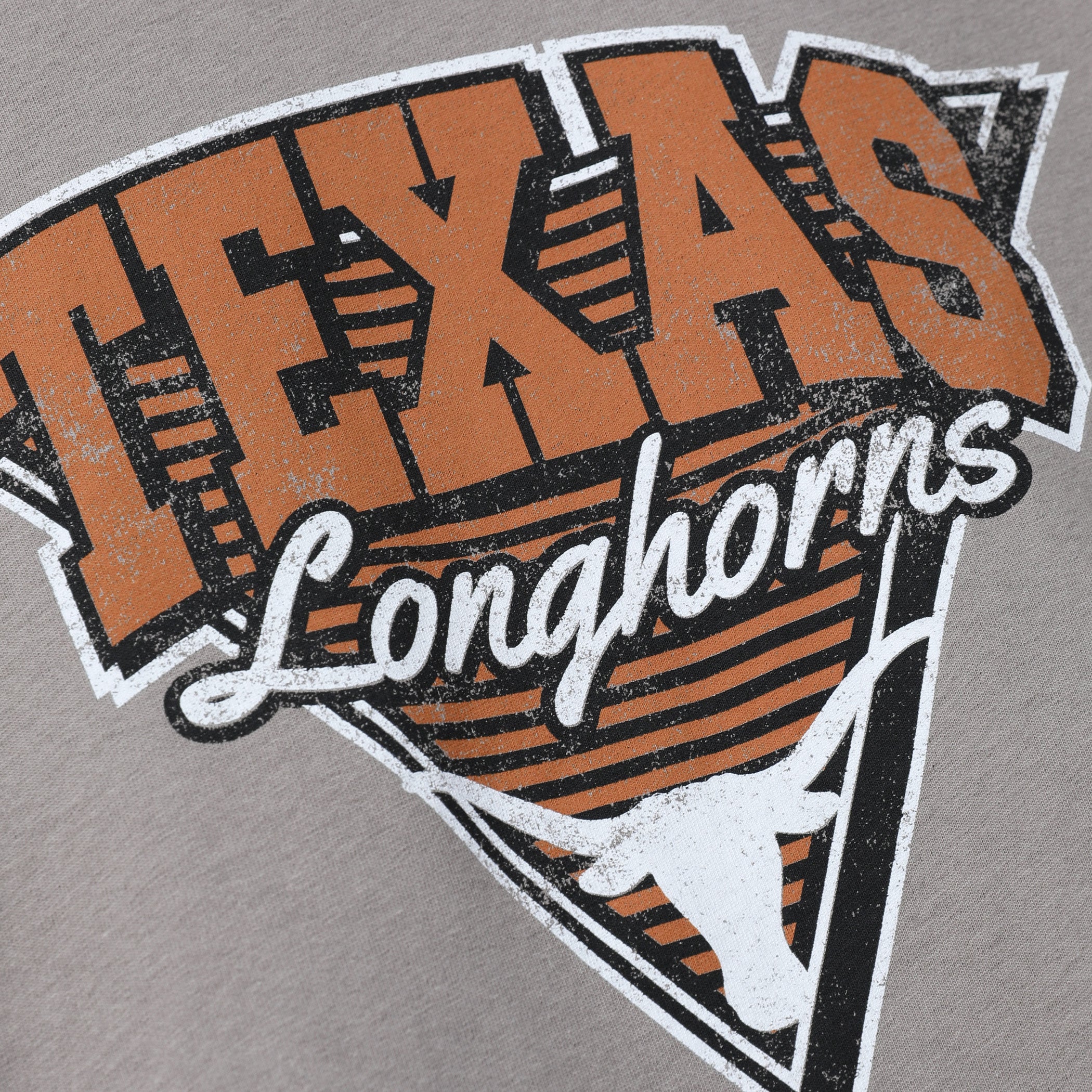 Texas Longhorns Women's Triangle Clothesline Crop Tee
