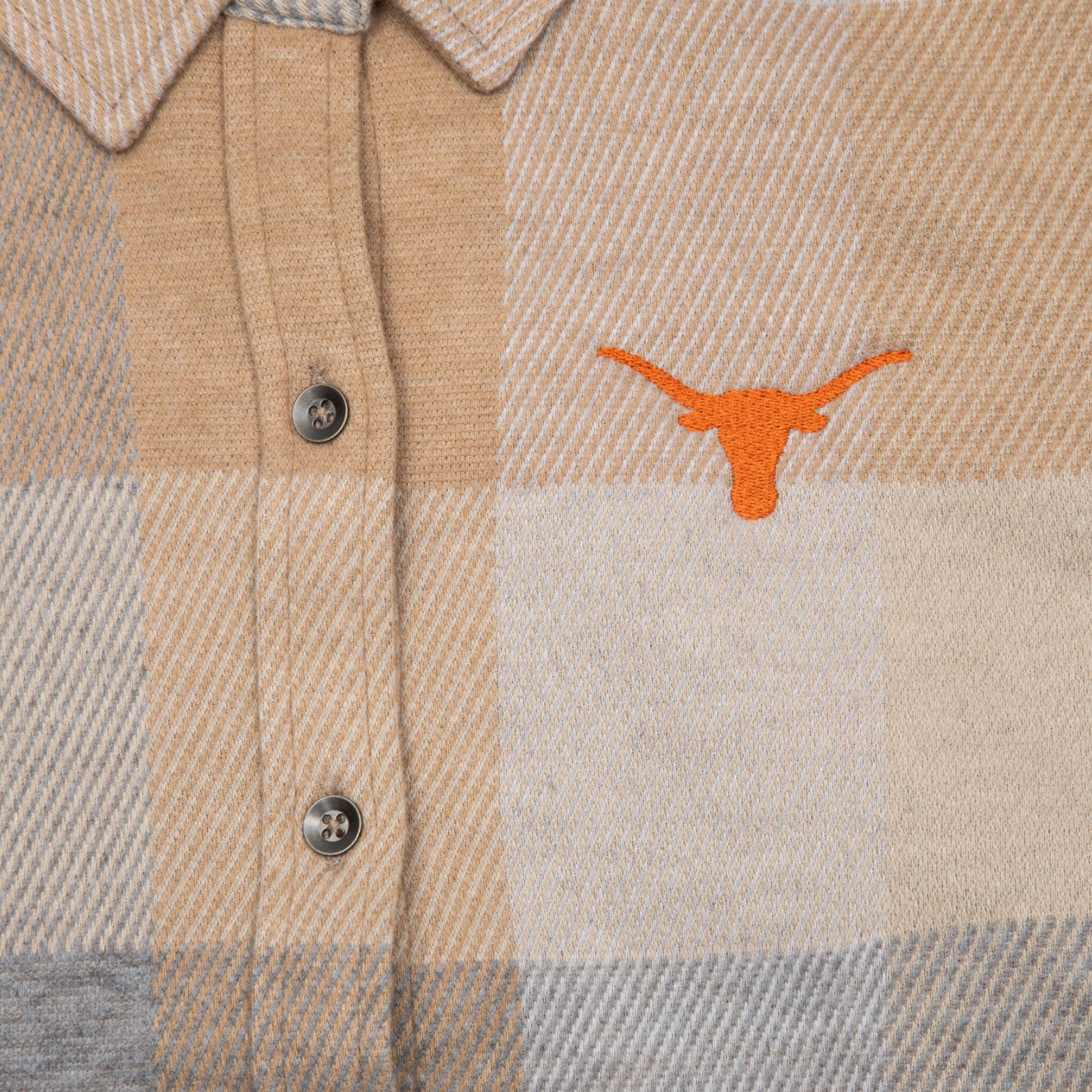 Texas Longhorns Earling Knit Flannel Shirt