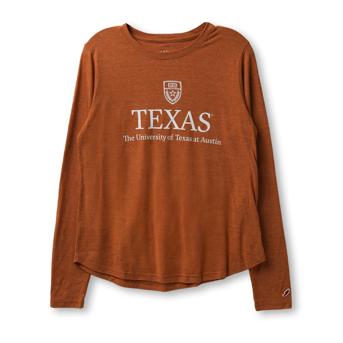 Texas Longhorns Women's University Shield Long Sleeve Intramural Tee