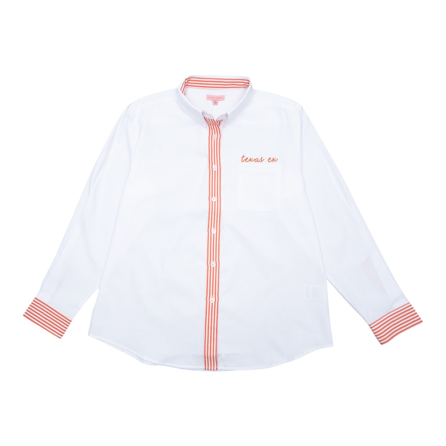 Texas Exes Katie Kime Chelseas Script Button Down