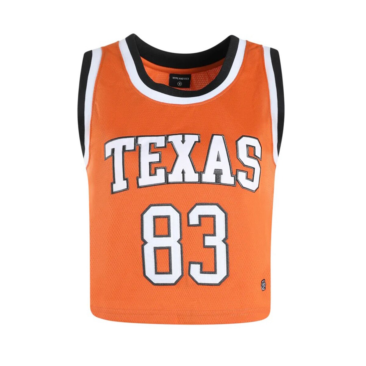Hype and Vice Texas Longhorns Cropped Basketball Jersey