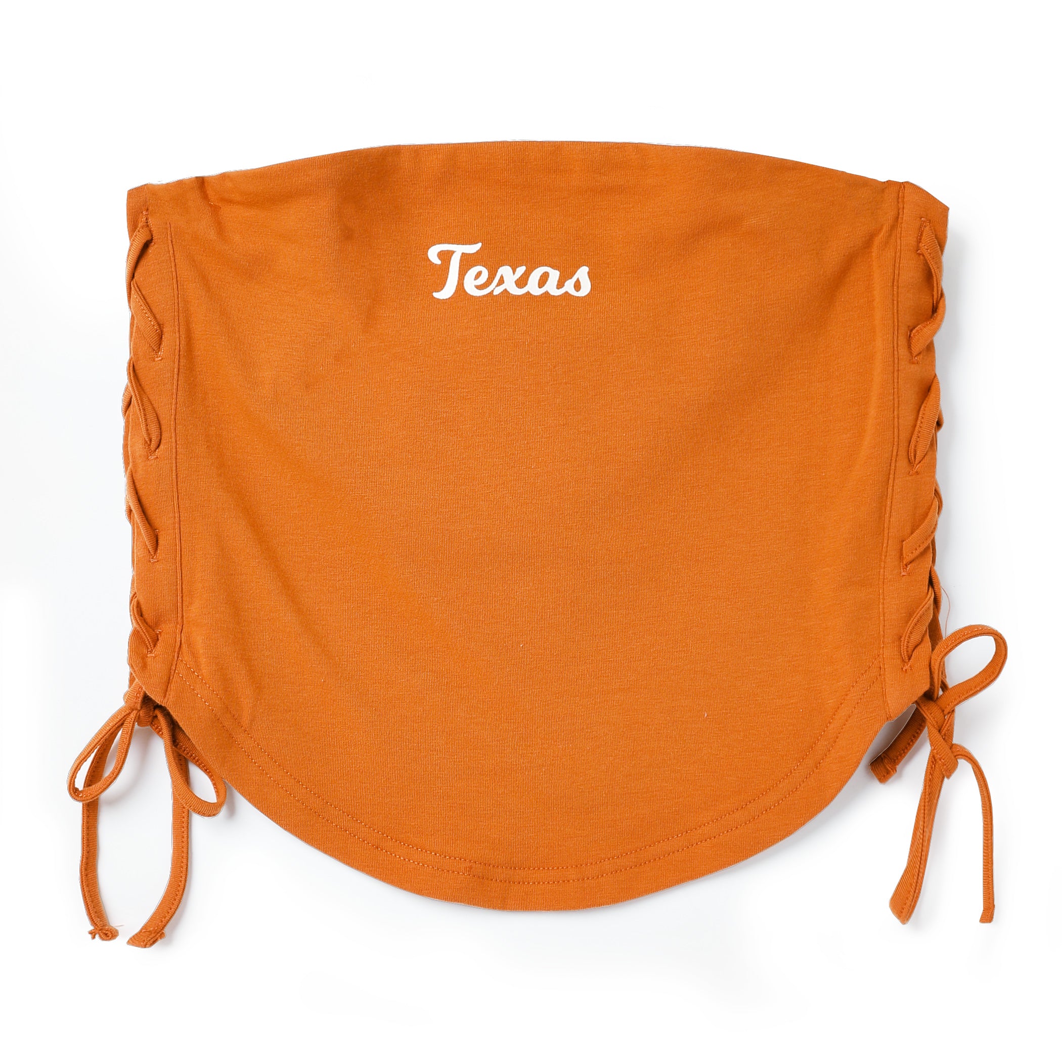 ZooZatZ Texas Longhorns Lace Up Bandeau