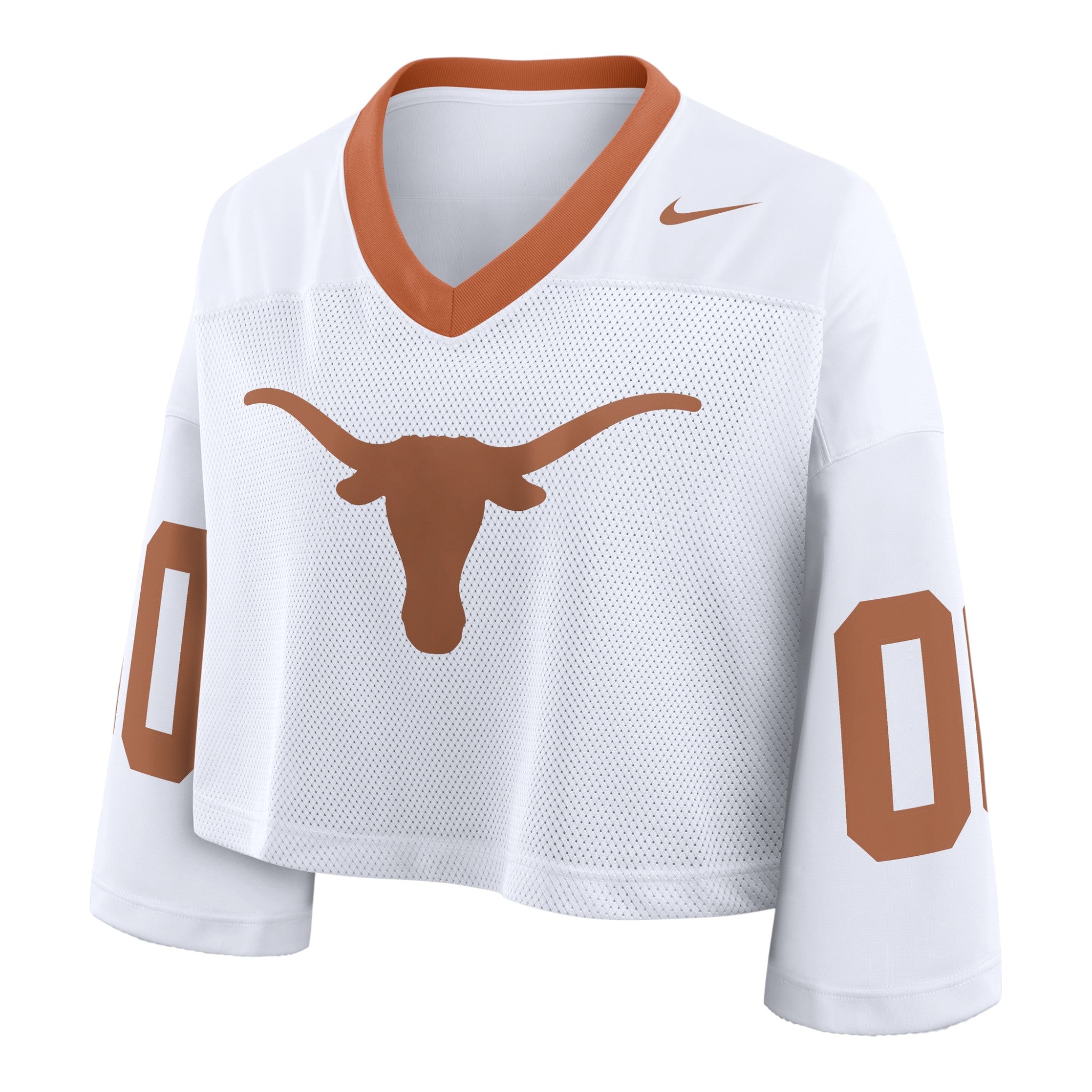 Nike Texas Longhorns Oversized Logo Crop Jersey