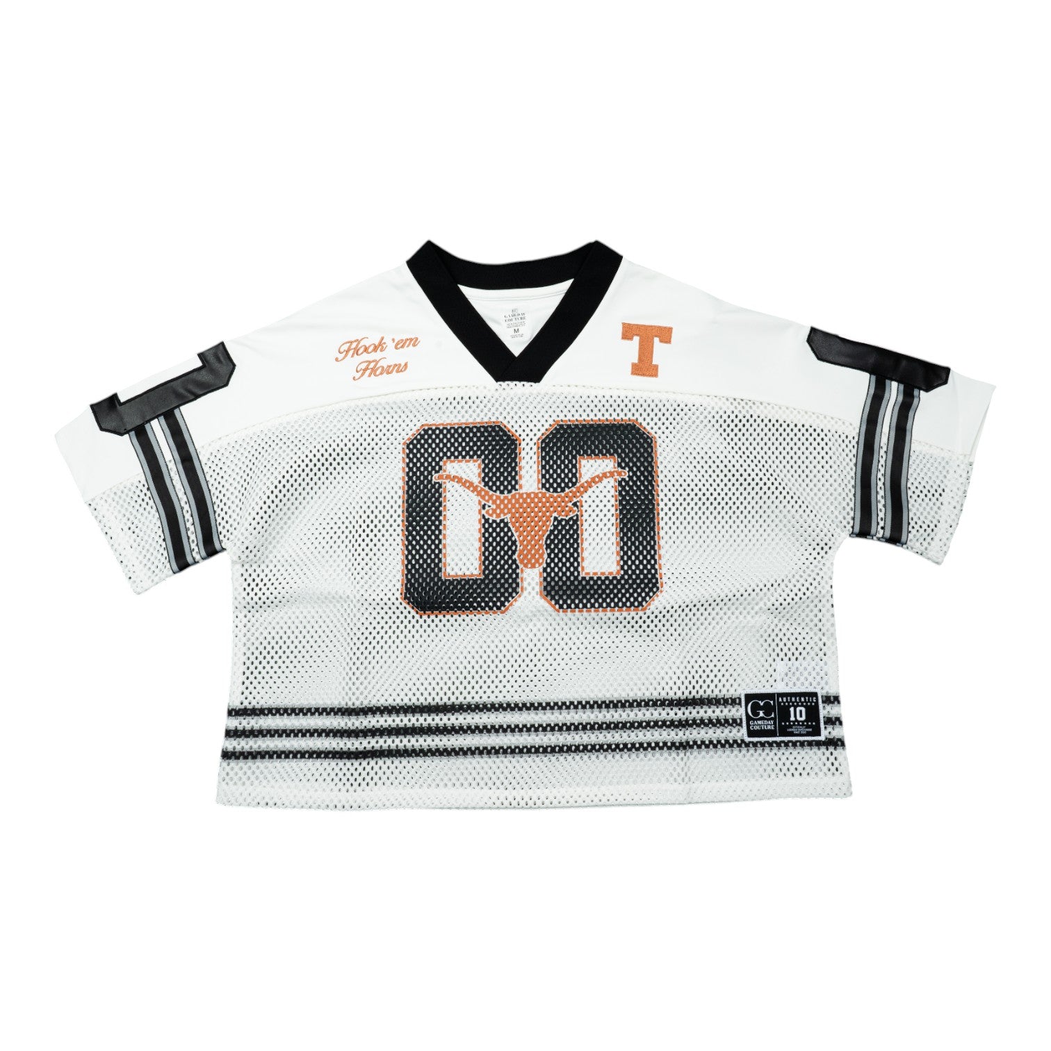 Texas Longhorns Ladies Trailblazer Mesh Crop Jersey