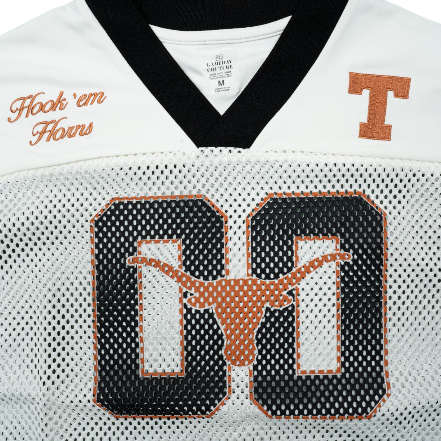 Texas Longhorns Ladies Trailblazer Mesh Crop Jersey