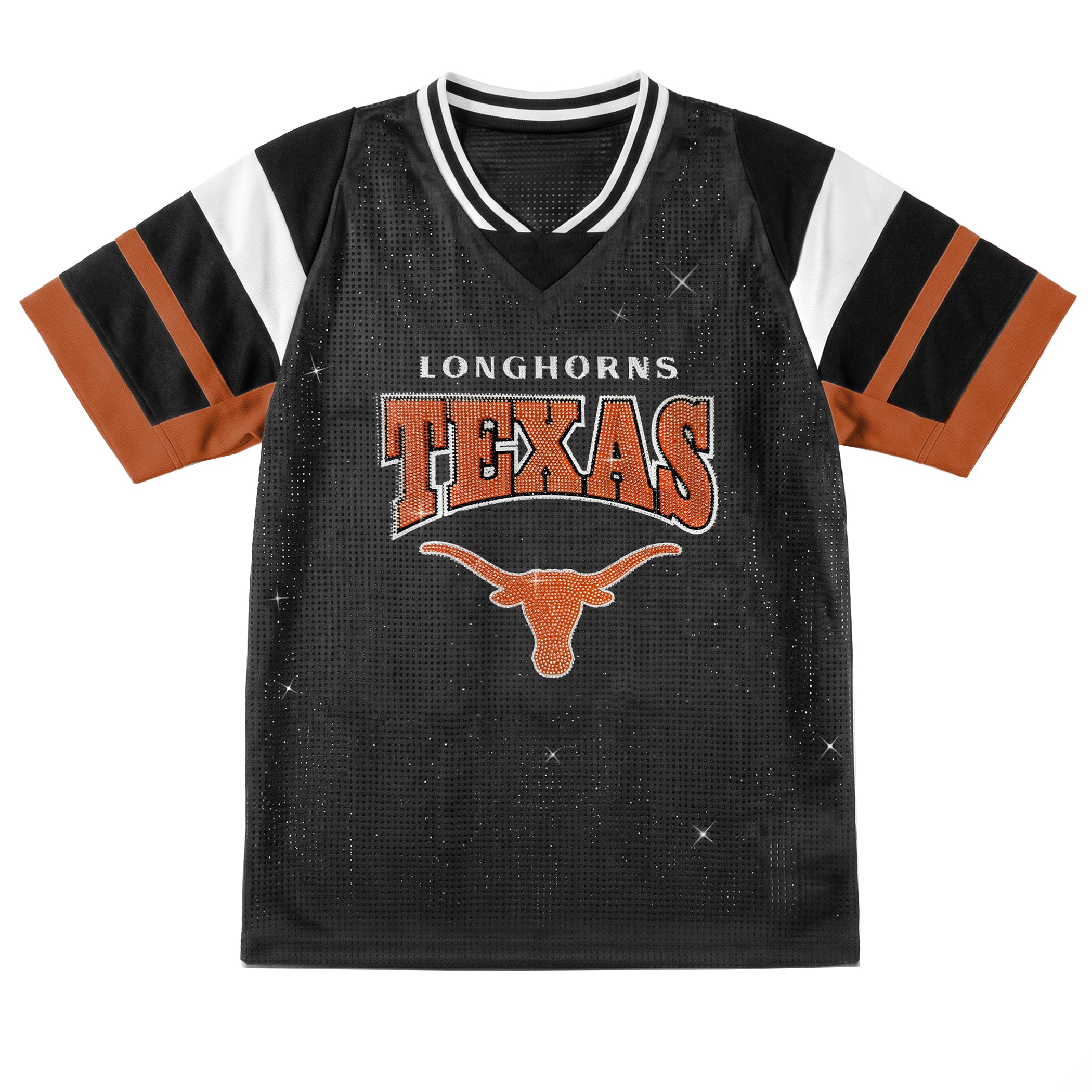 Texas Longhorns Amped Up Rhinestone Jersey