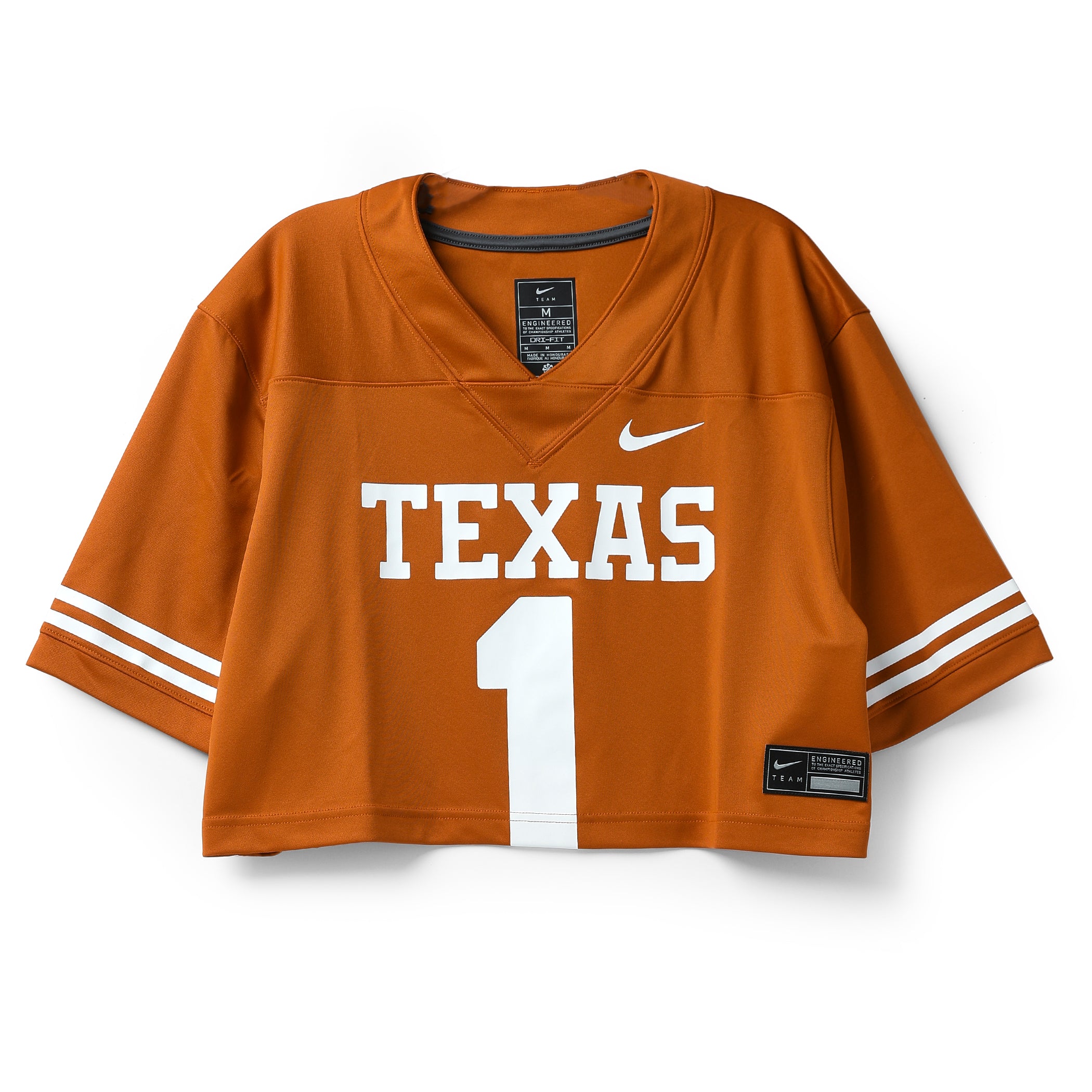 Nike Texas Longhorns Crop Top Jersey
