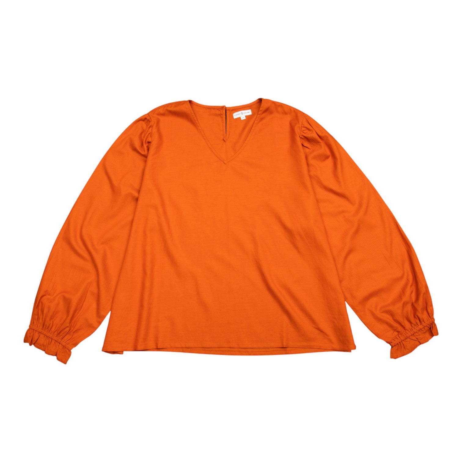 Stewart Simmons Solid Twill Long Sleeve Blouse