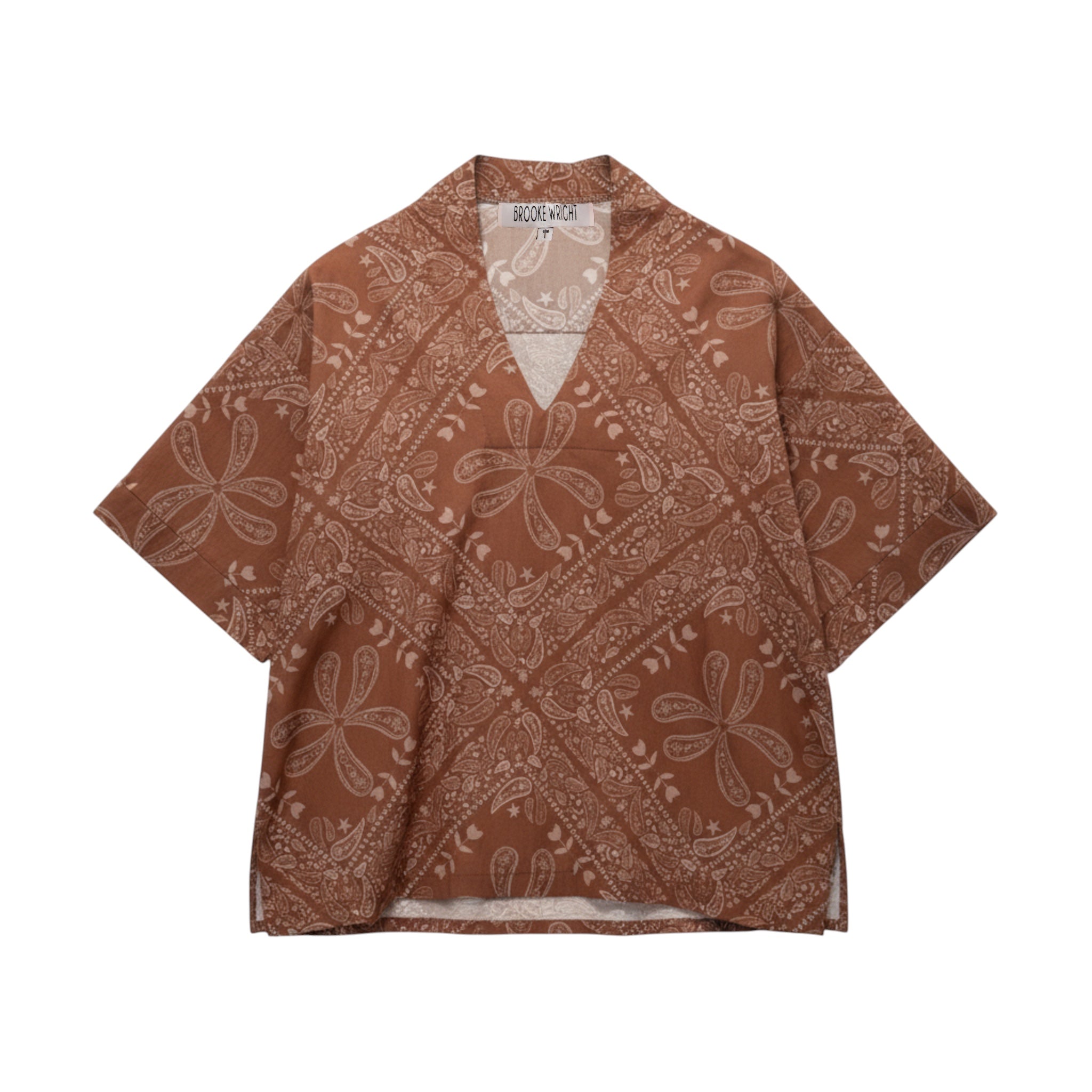 Bandana Print Kimono Top