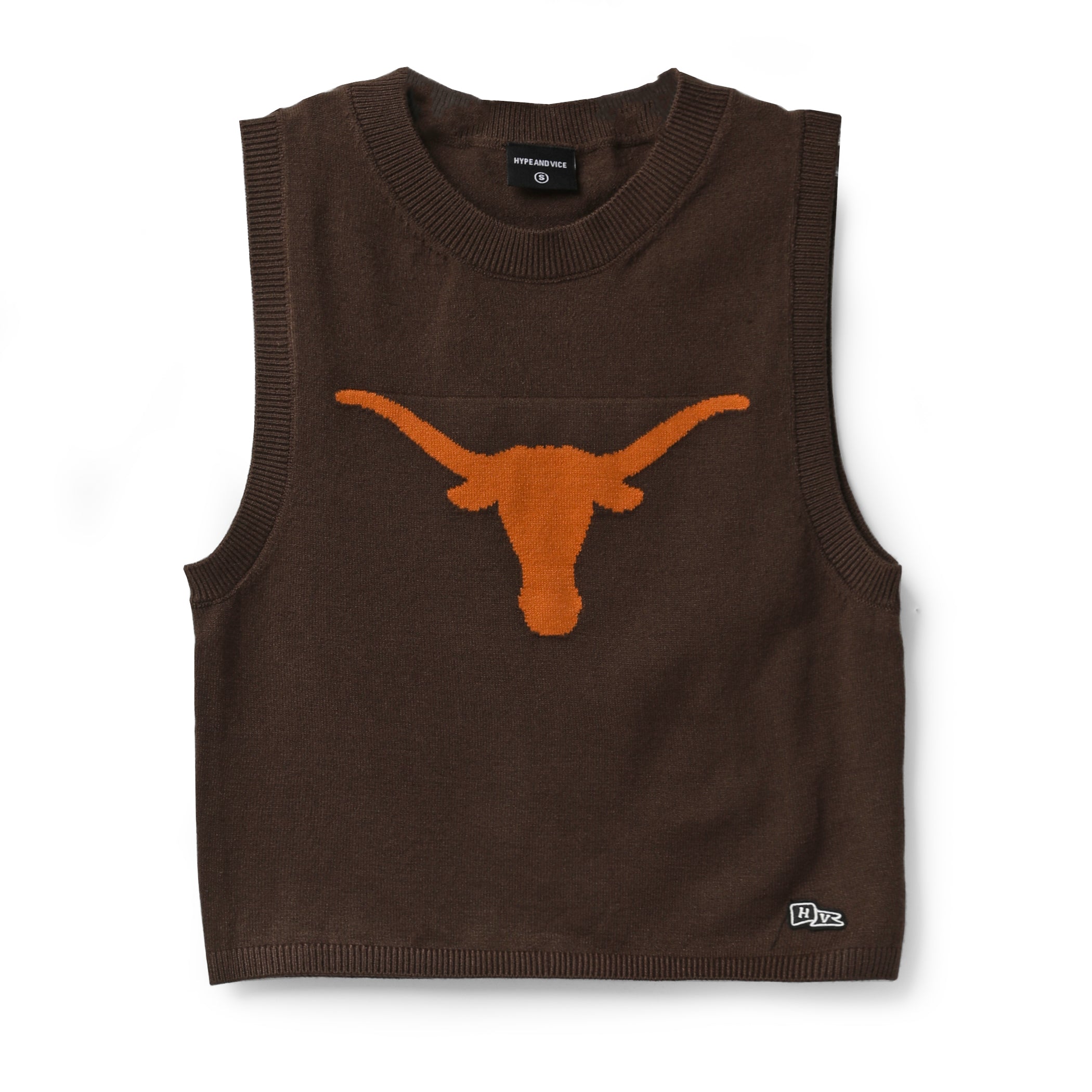 Hype and Vice Texas Longhorns Steerhead Ivy Knitted Tank