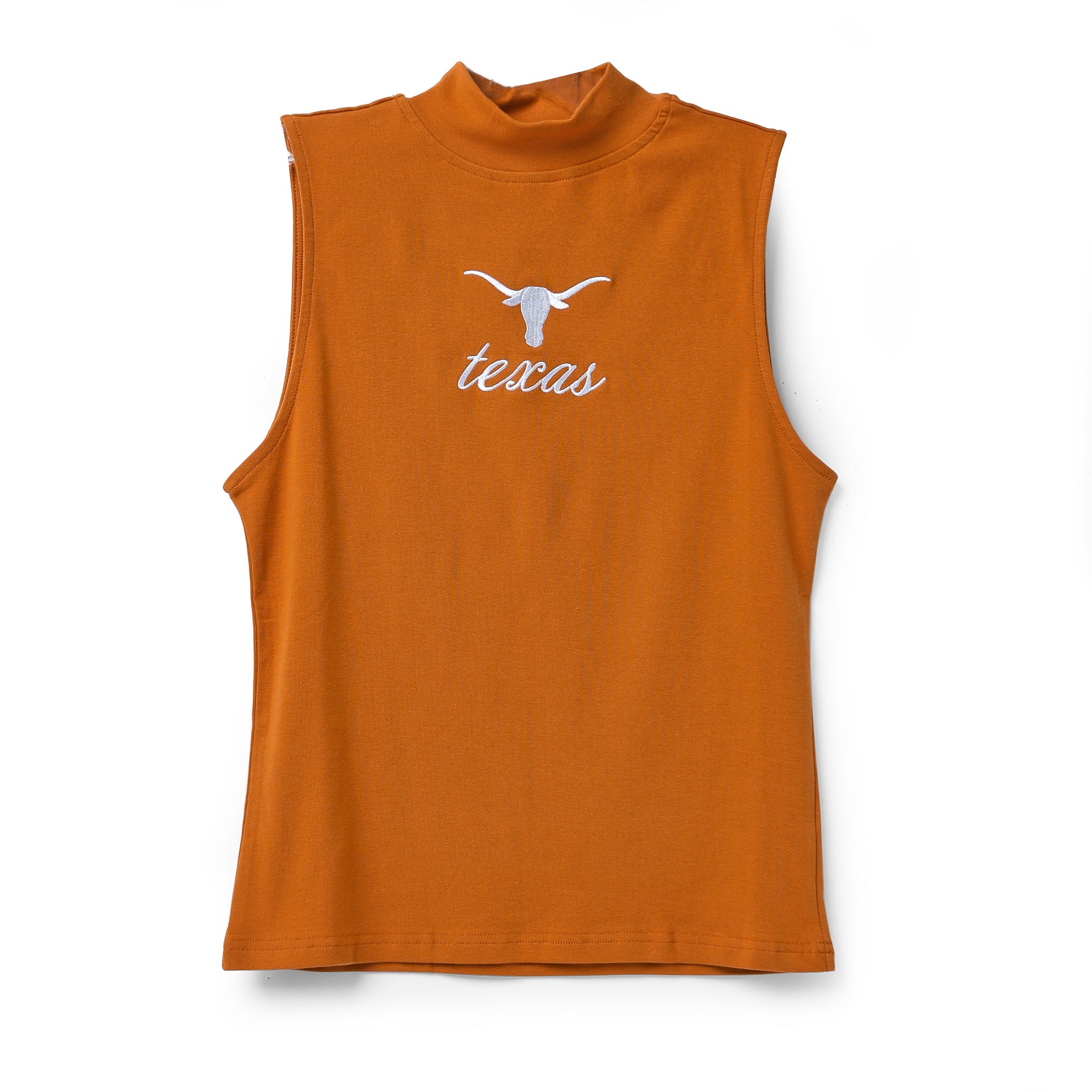 Stewart Simmons Texas Longhorns Lineup Mock Neck Tank