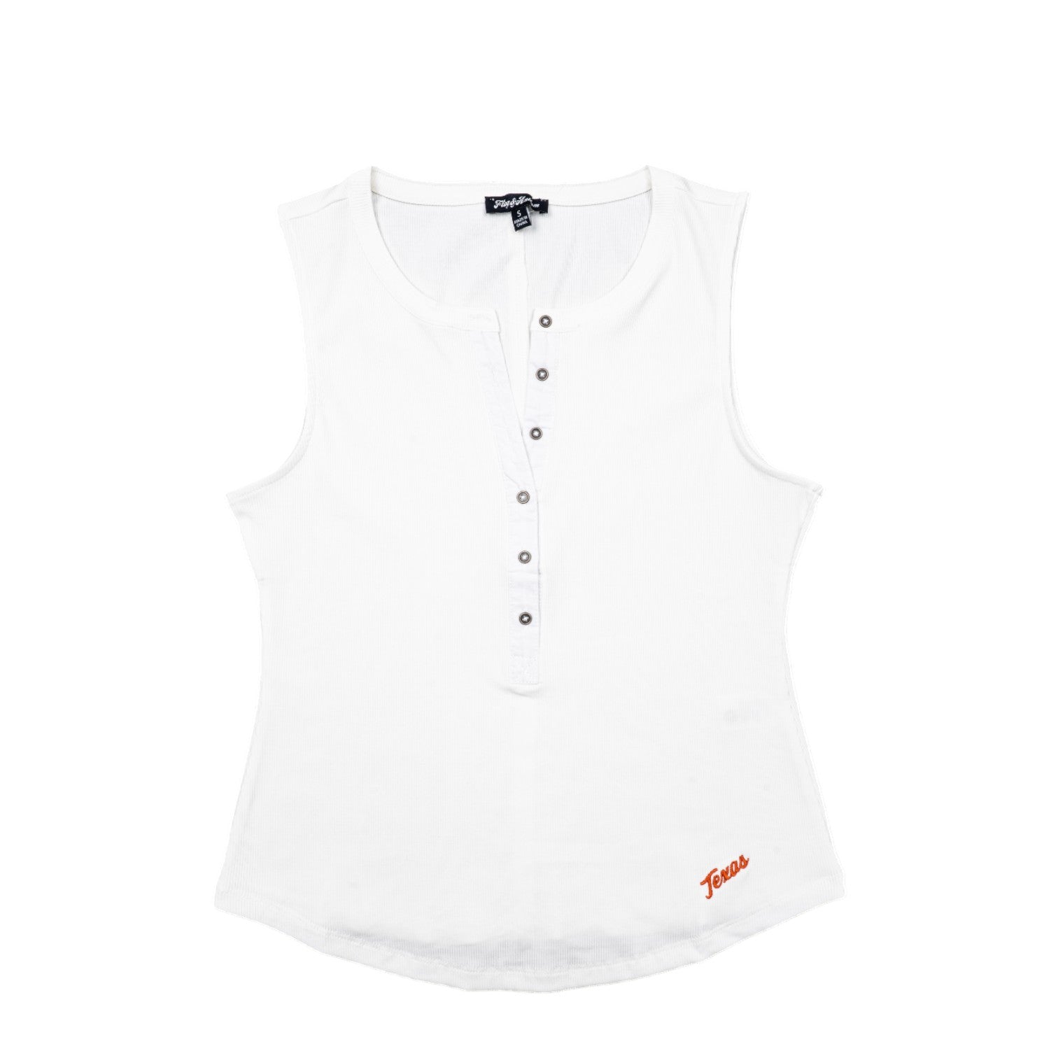 Texas Longhorns Denning Henley Tank Top