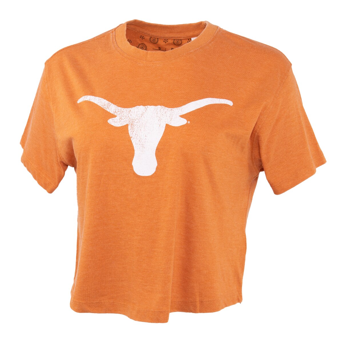 Pressbox Texas Longhorns Vintage Distressed Waist Top