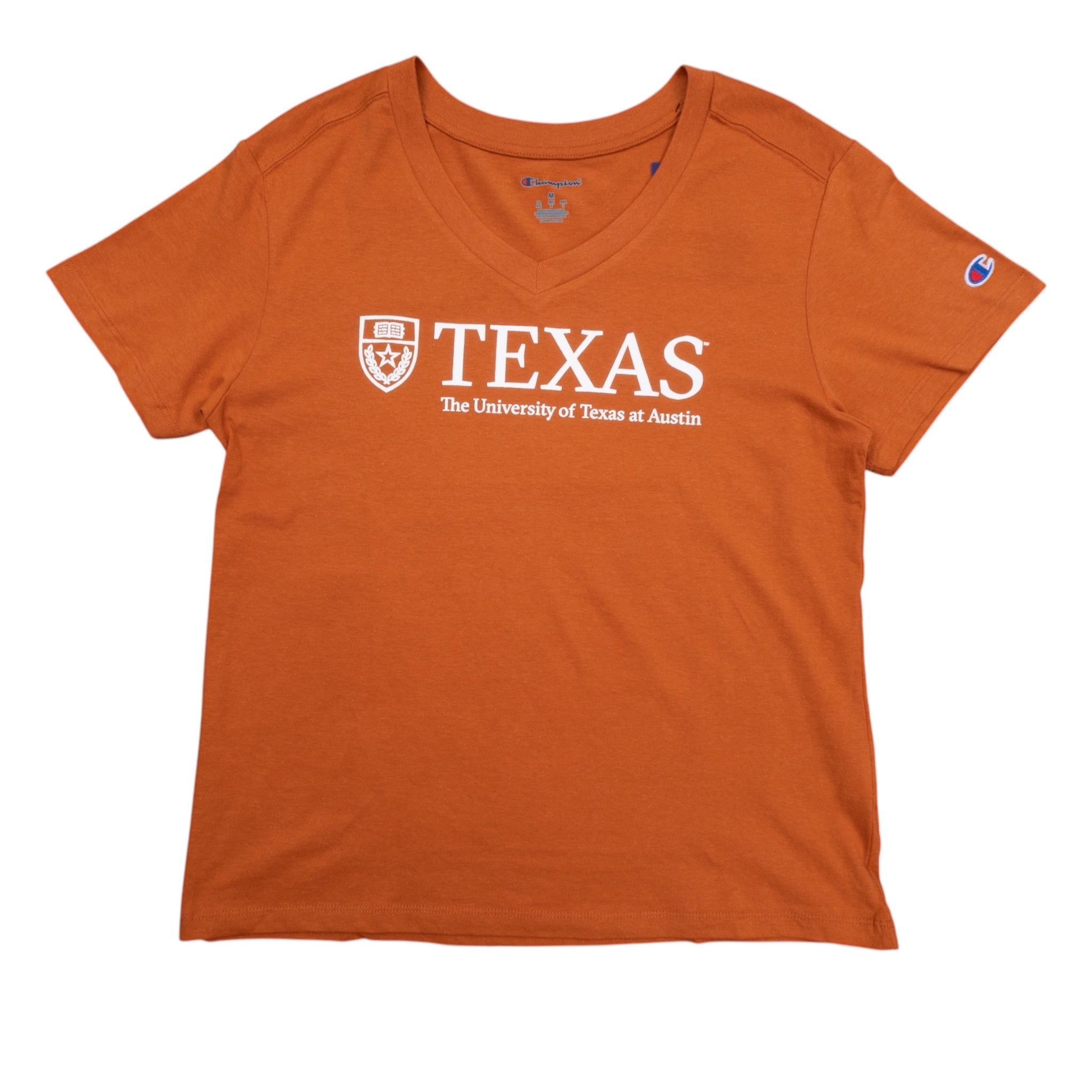 Champion University of Texas Shield V-Neck Tee Burnt Orange