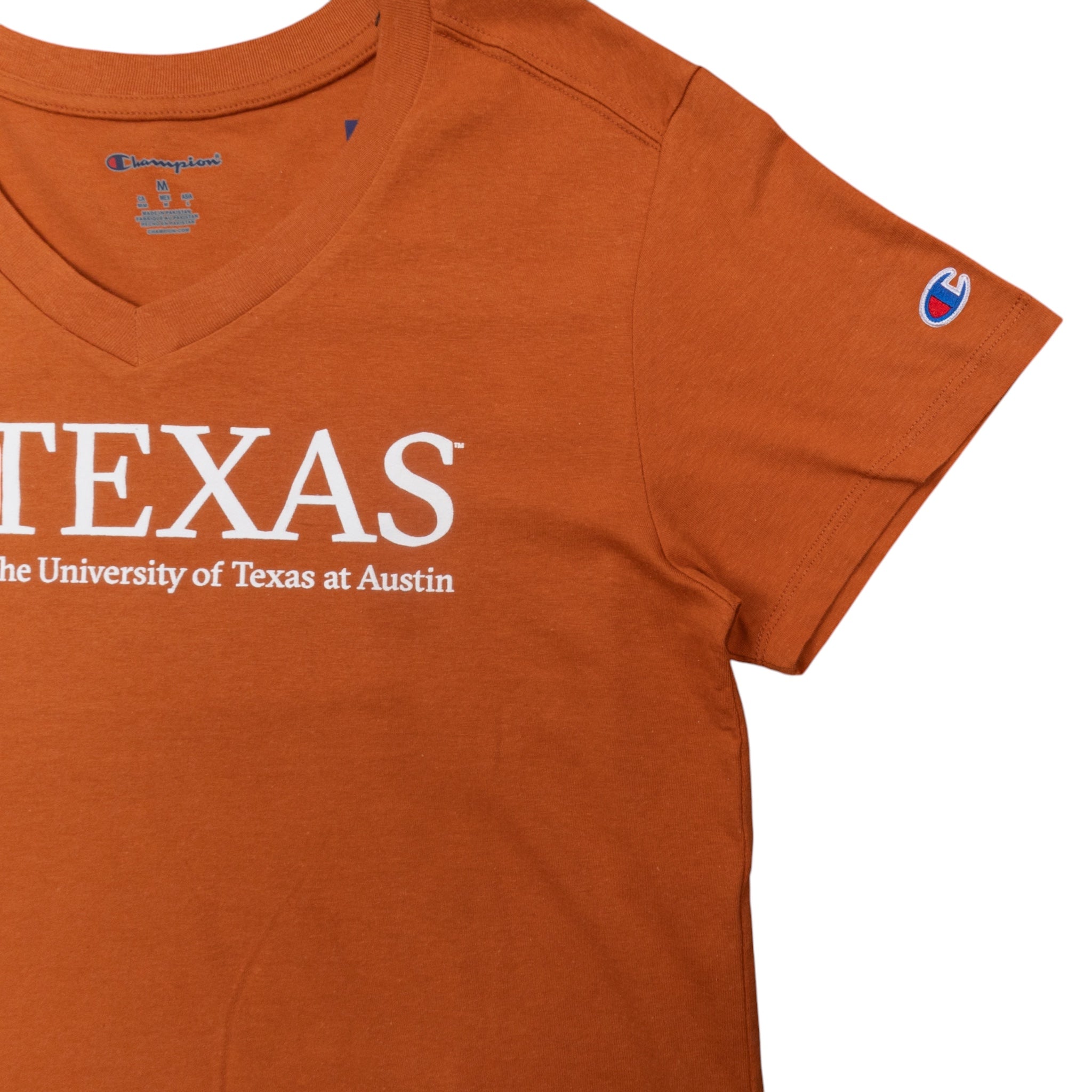 Champion University of Texas Shield V-Neck Tee Burnt Orange