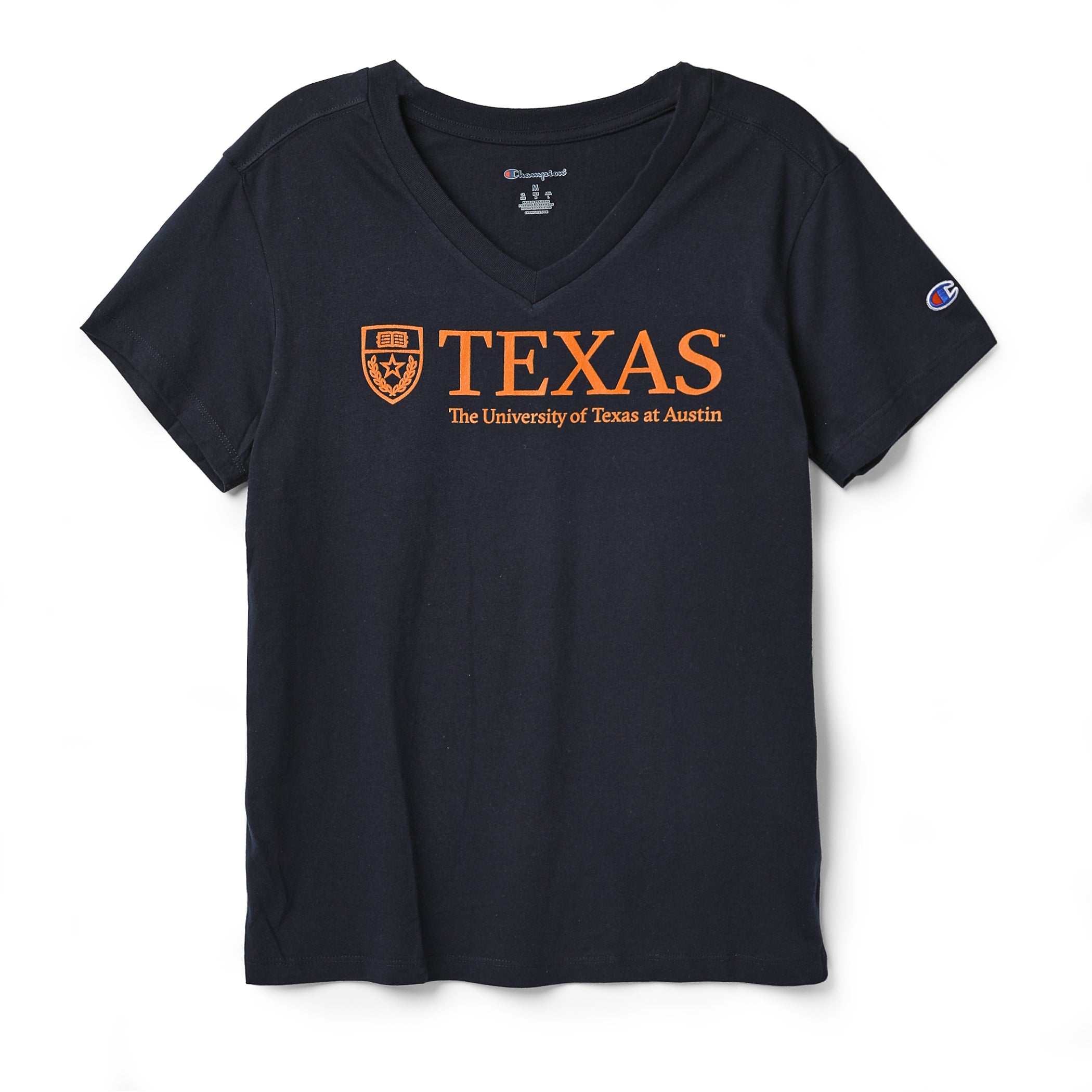 Champion University of Texas Shield V-Neck Tee