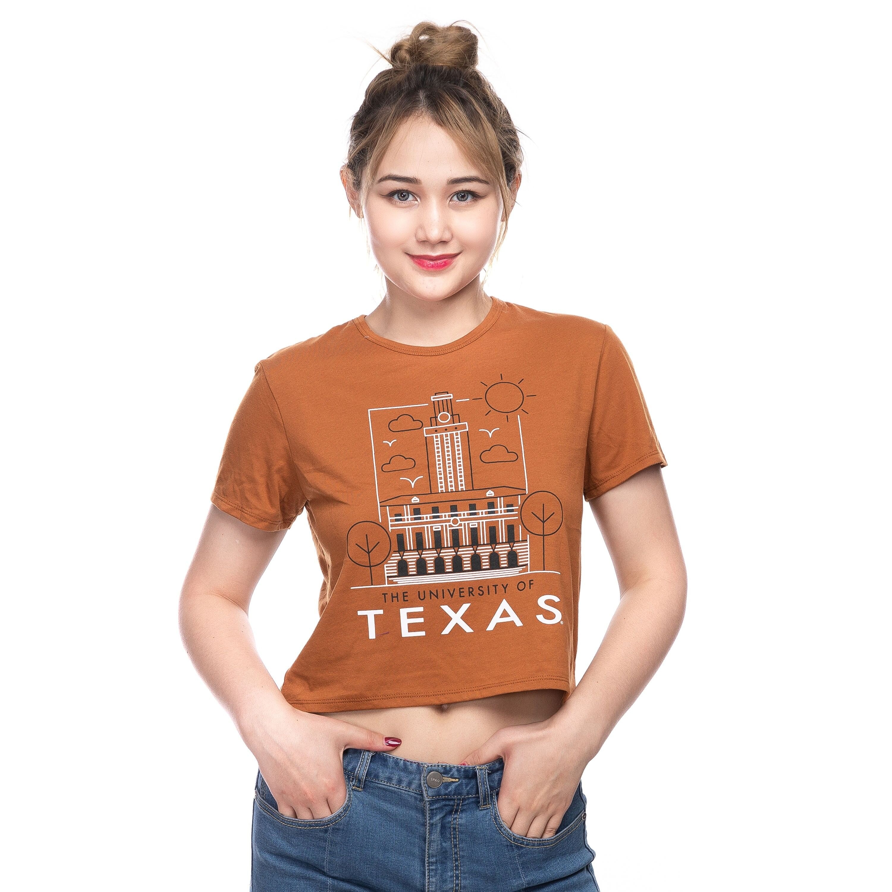 ZooZatZ University of Texas Tower Crop Tee