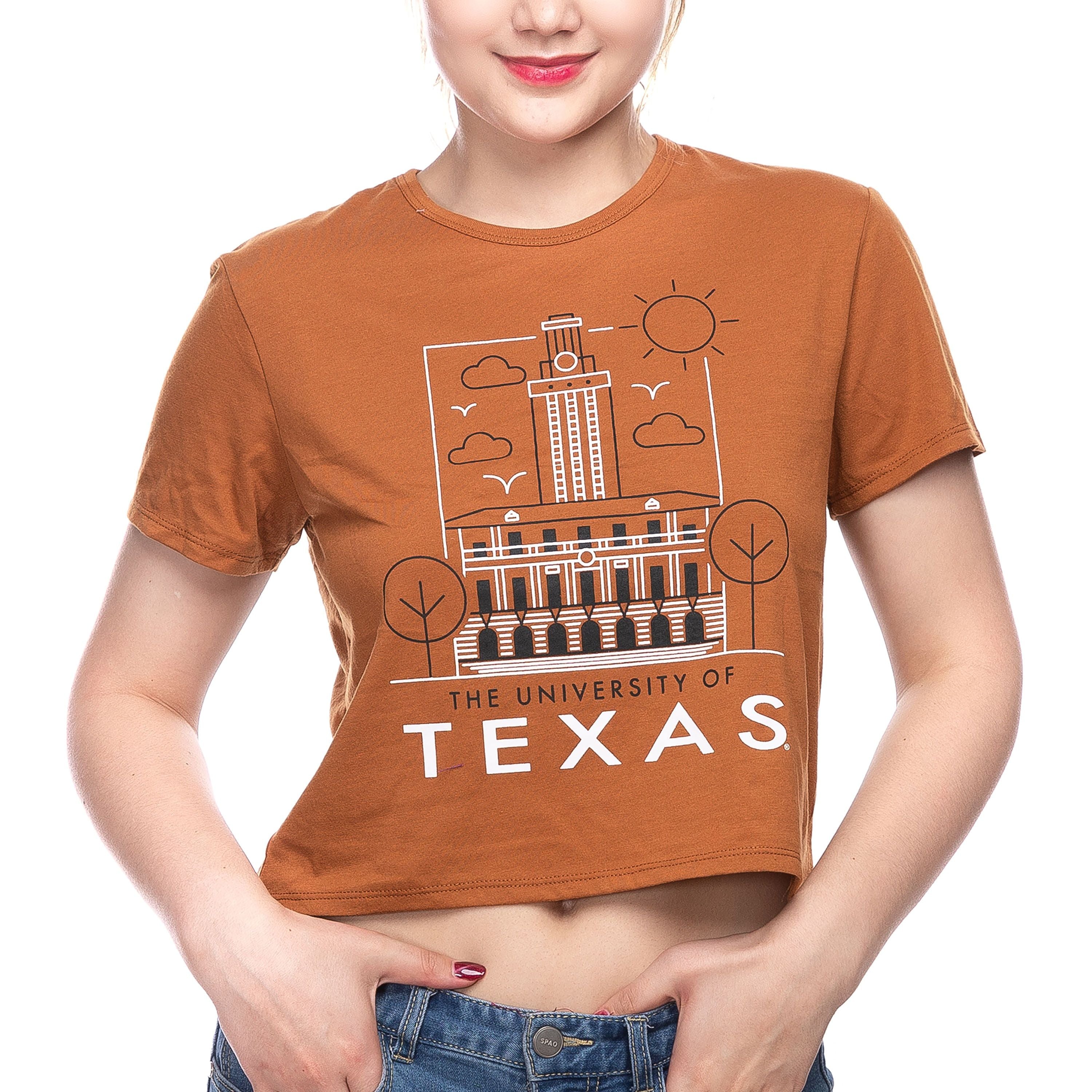 ZooZatZ University of Texas Tower Crop Tee