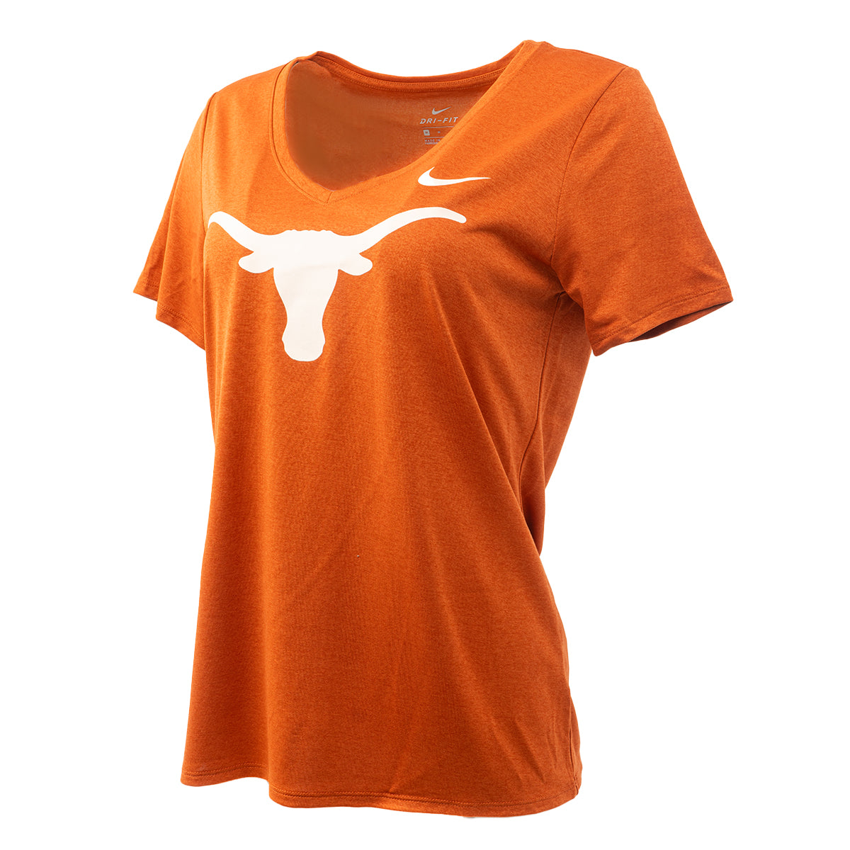 Nike Ladies Longhorn Dri-FIT V-Neck Tee – University Co-op