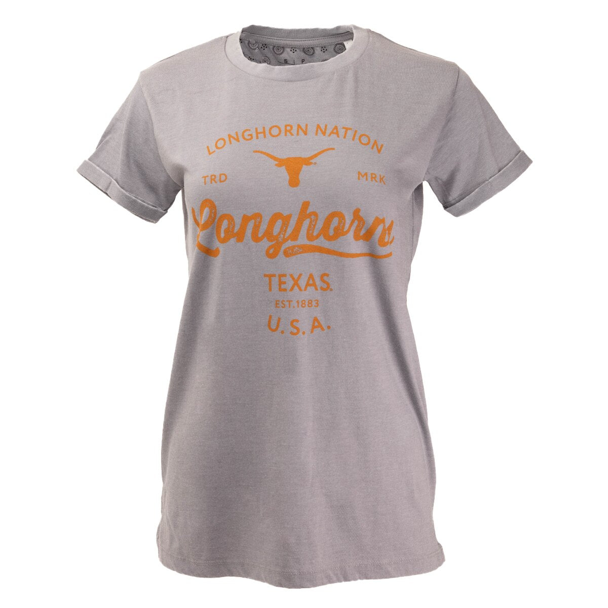 Pressbox Texas Longhorns Ryder Vintage Boyfriend Tee