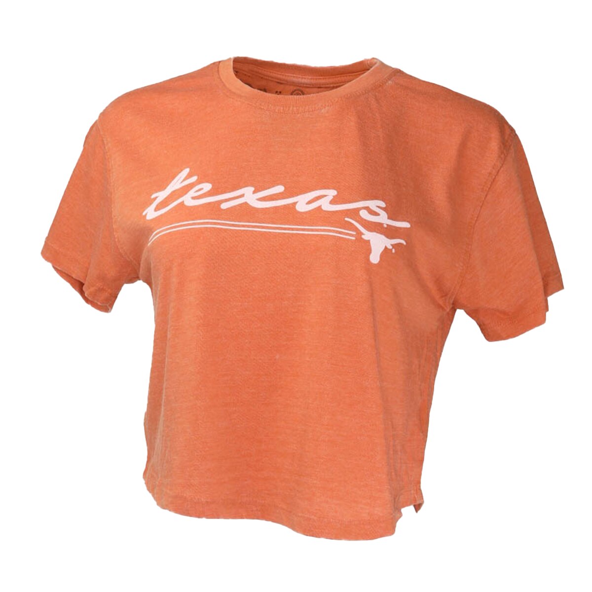 Pressbox Texas Longhorns Vintage Waist Top