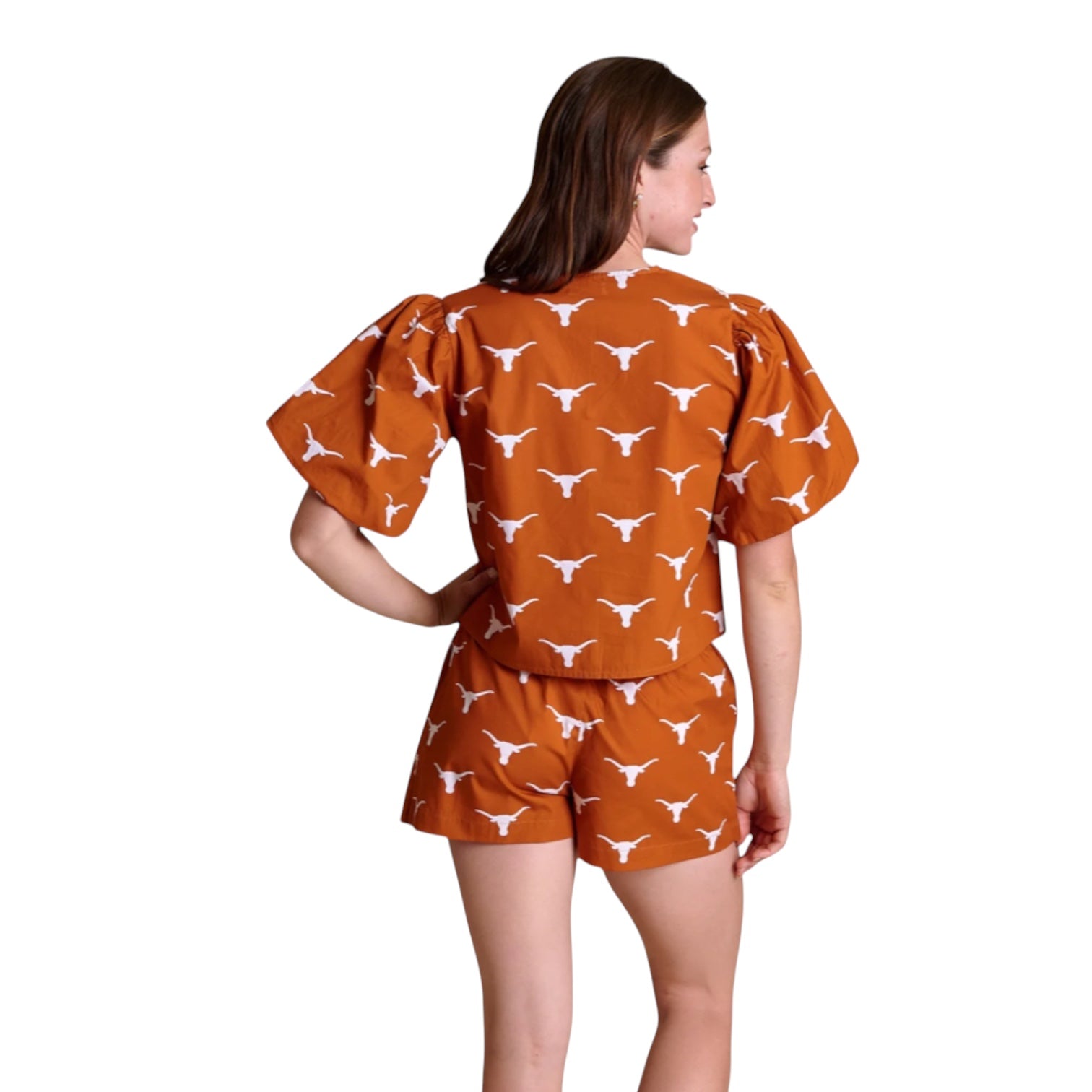Stewart Simmons All-Over-Print Poplin Skort