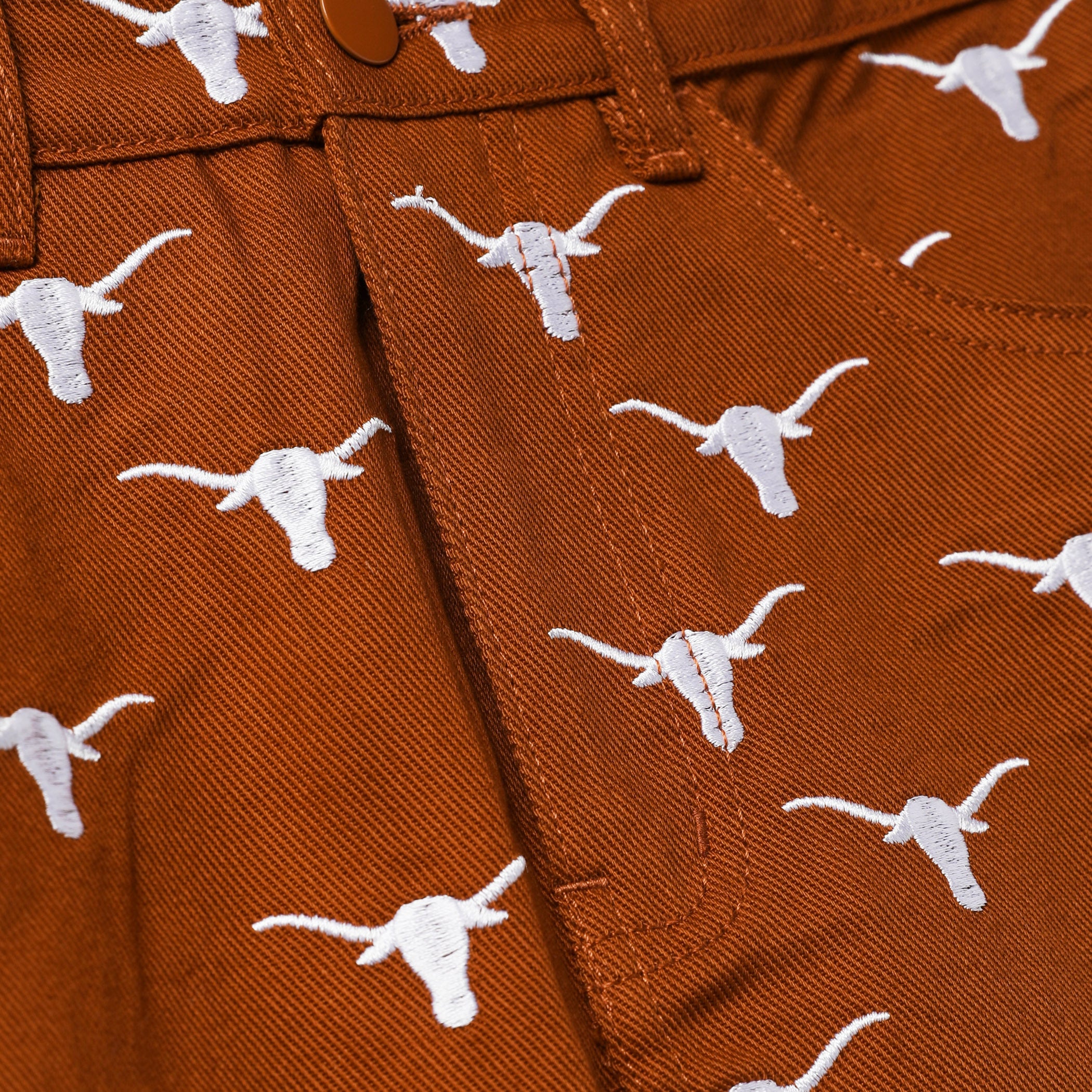 Stewart Simmons Texas Longhorns Tailgate Twill Mini Skirt