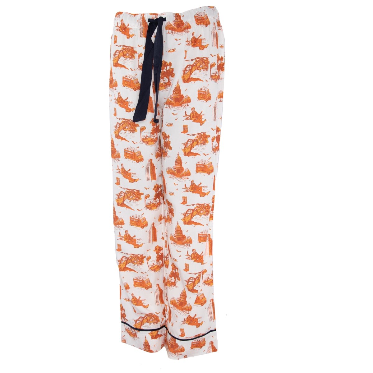 Texas Exes Katie Kime Austin Toile Pajama Set