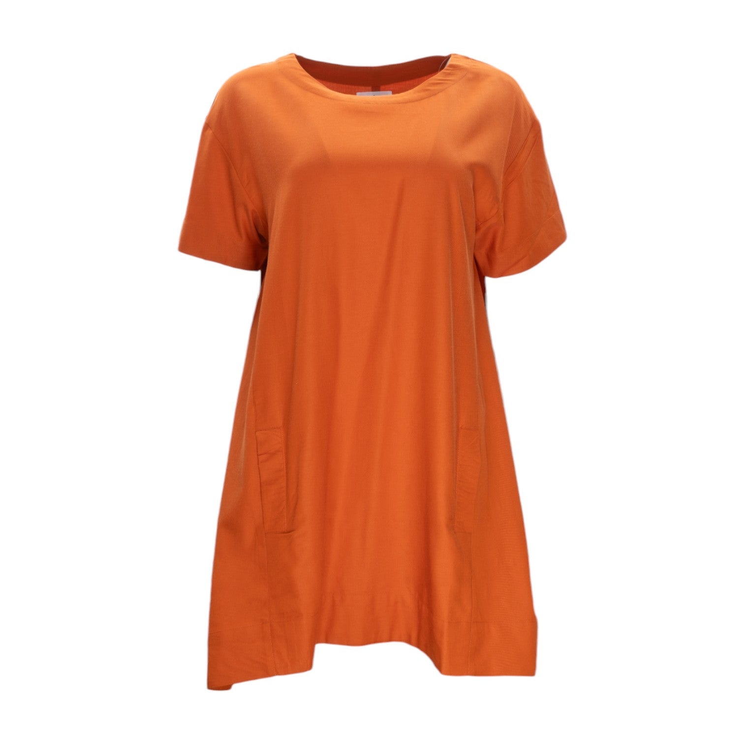 Stewart Simmons Solid Twill A-Line Dress