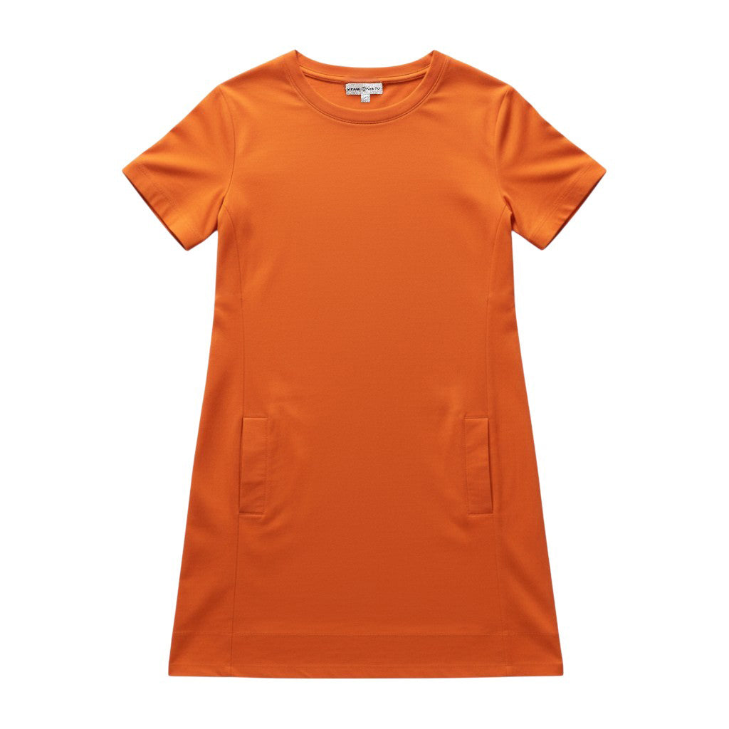 Stewart Simmons Solid Twill A-Line Dress