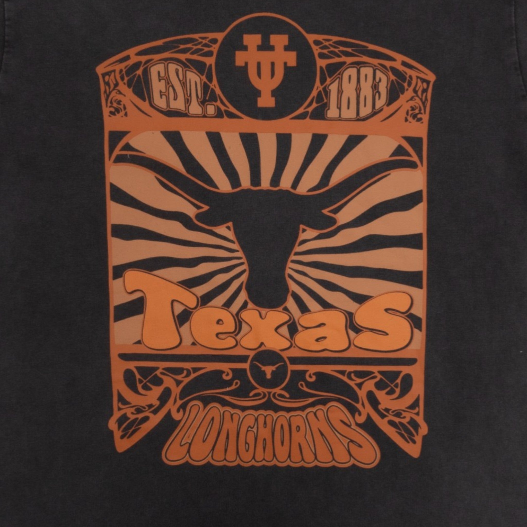 texas longhorn dress shirts Cutter & Buck Texas Longhorns Easy Care Stretch Oxford Stripe Mens Long Sleeve Button Down Shirt in Charcoal