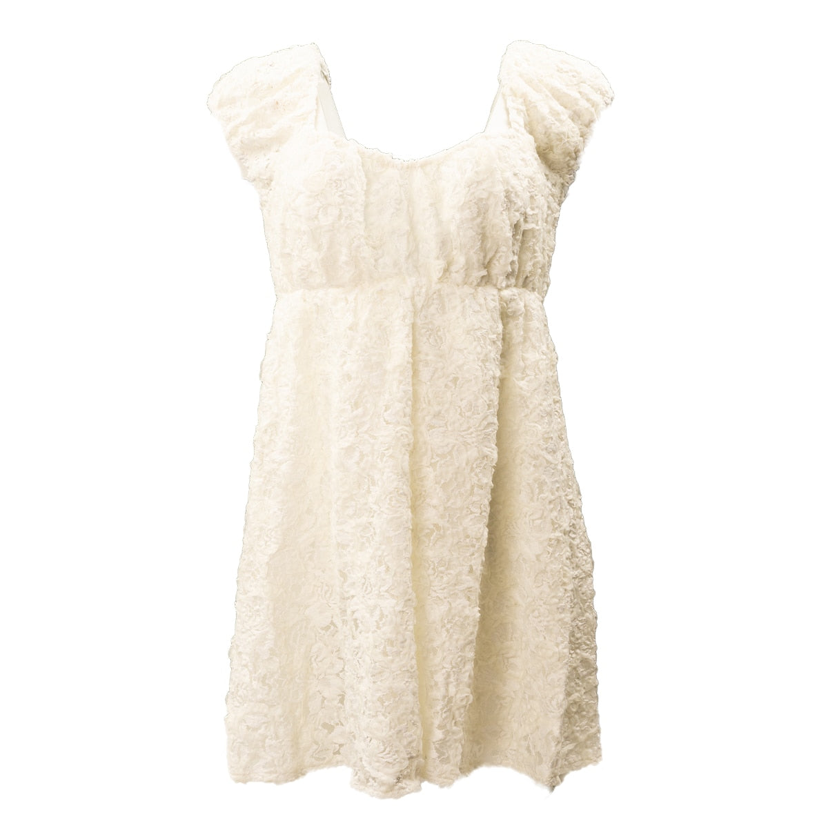 Puff Sleeve Lace Dress