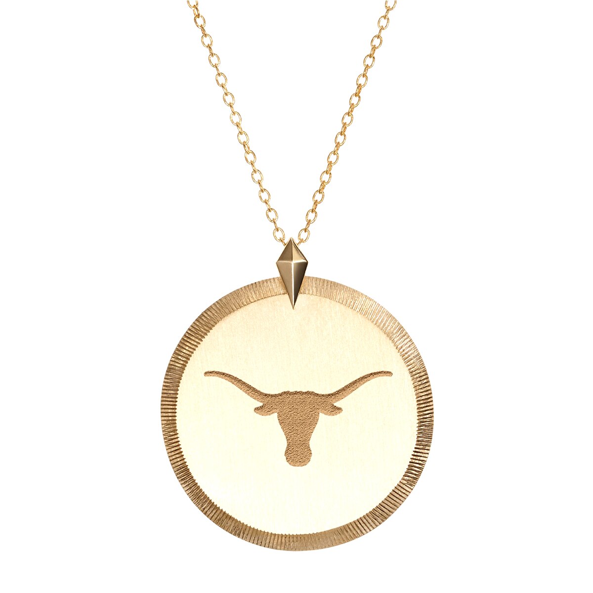 UT Longhorns Florentine Cavan Gold Necklace