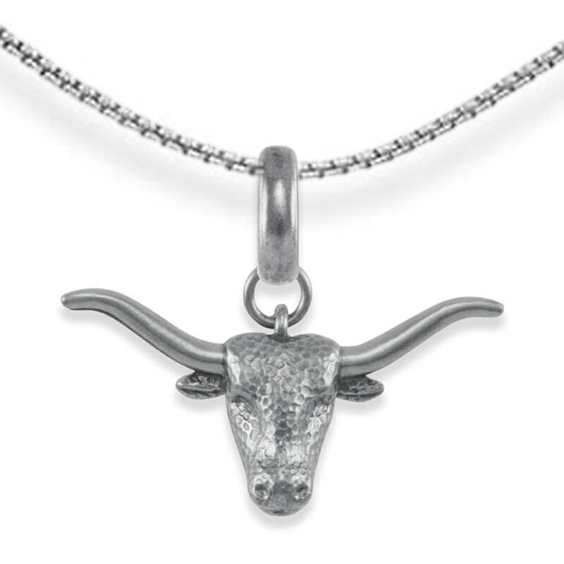 Kendra Scott University of Texas Longhorn Silver Necklace