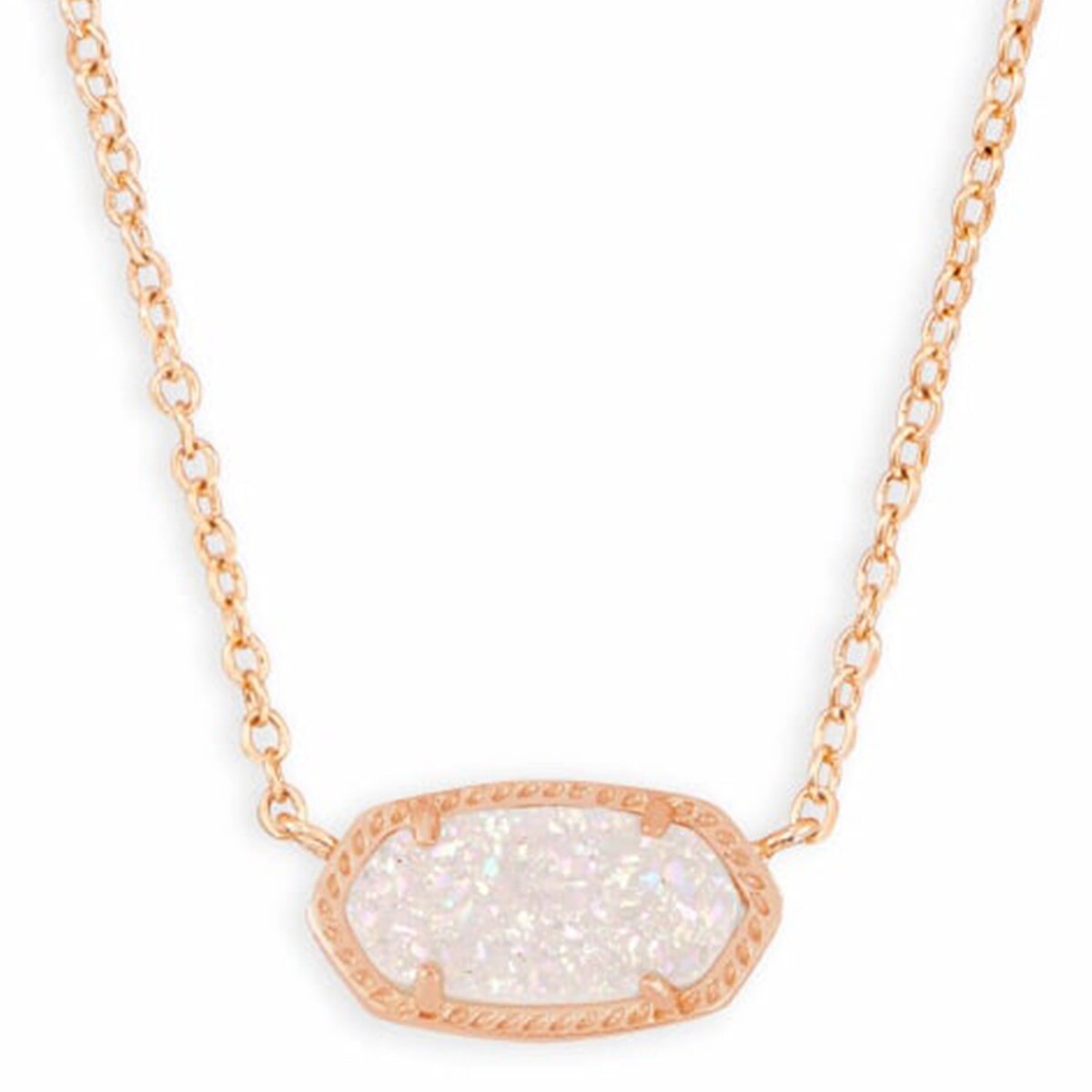 Kendra Scott Elisa Rose Gold Pendant Necklace