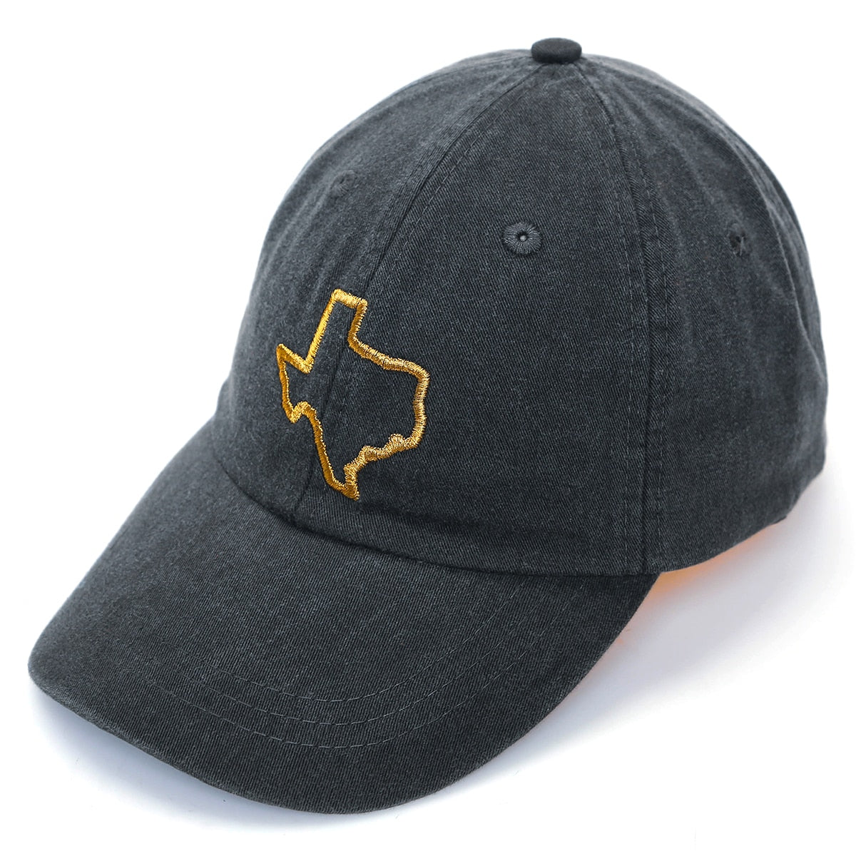 State of Texas Gold Outline Cap