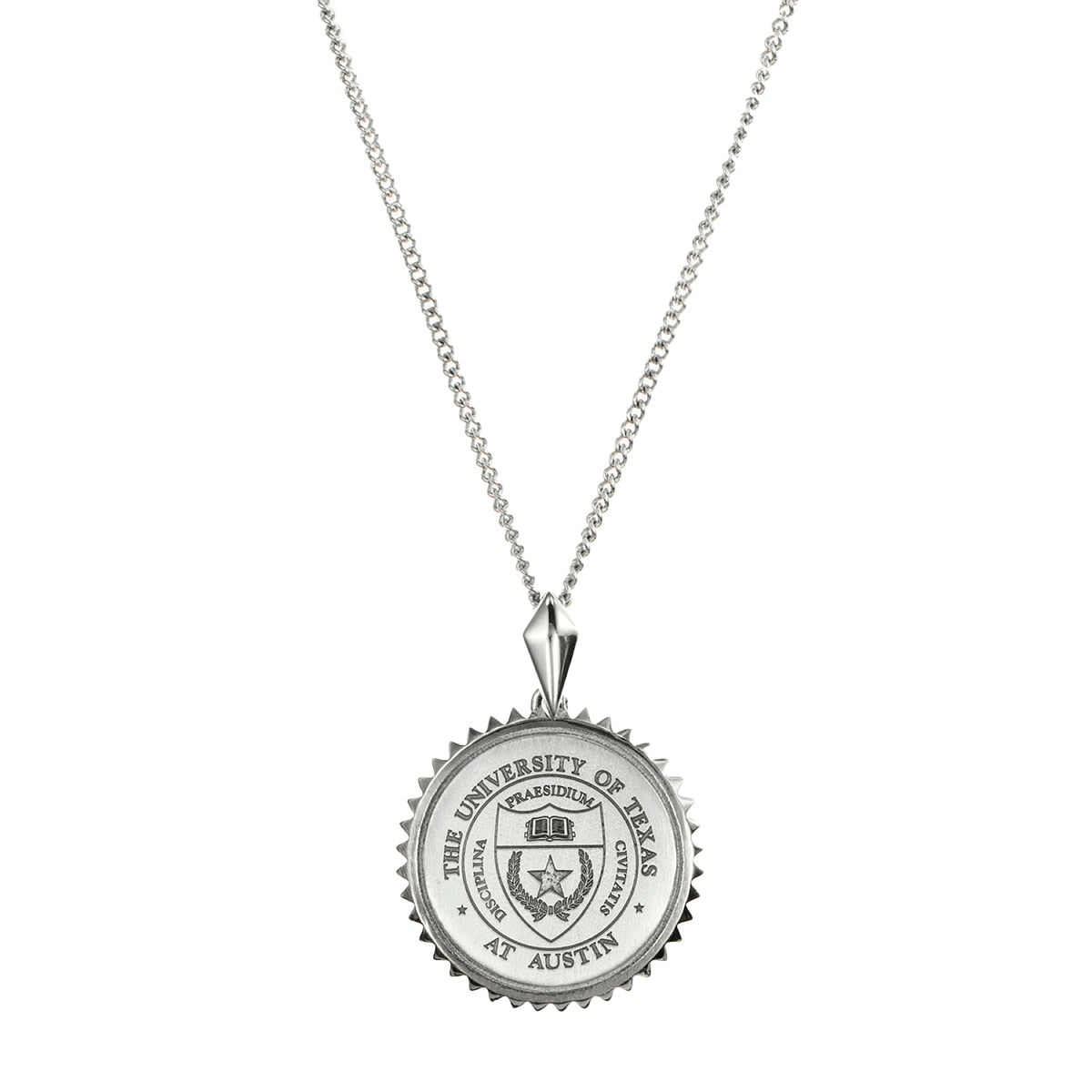 University of Texas Sunburst Crest Necklace