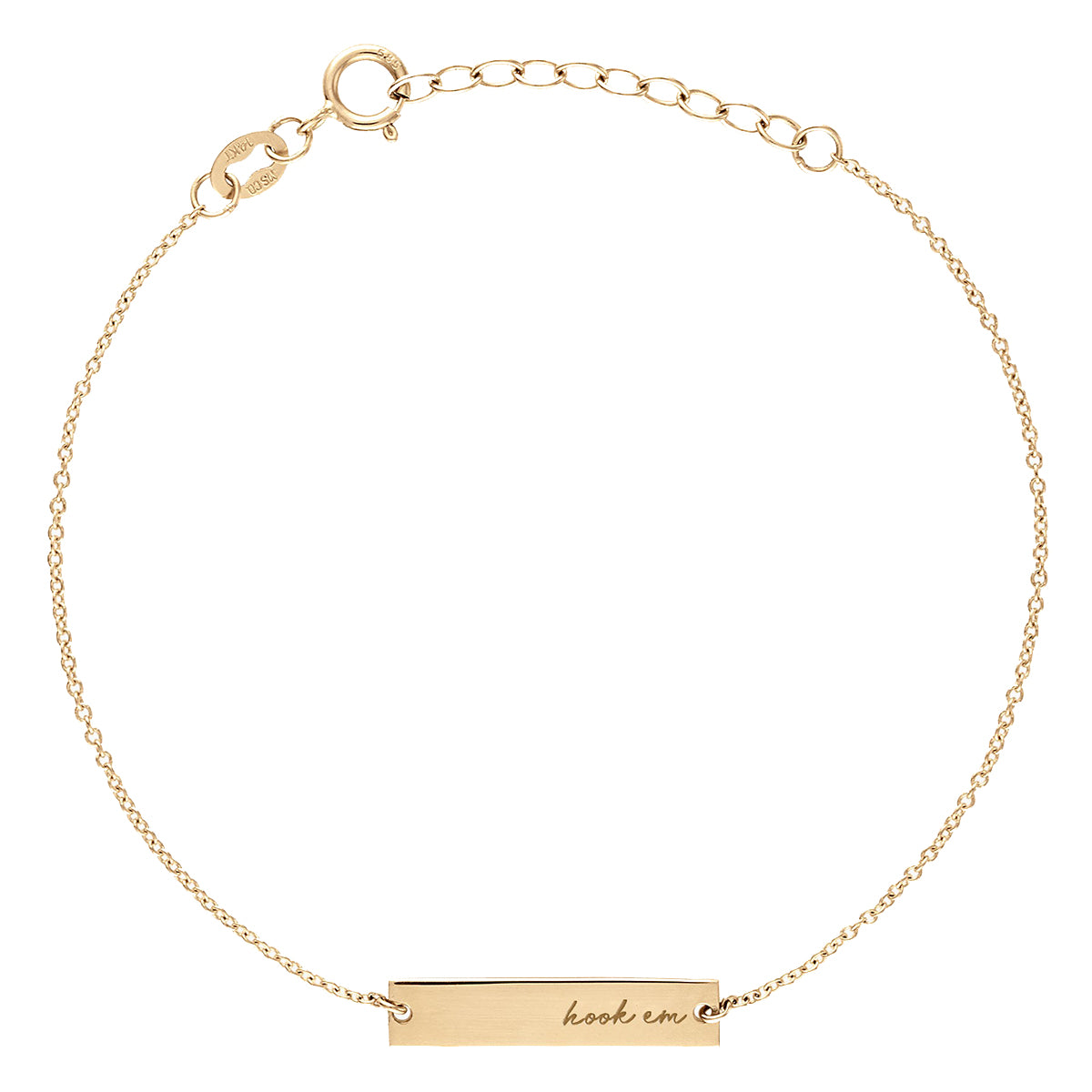 University of Texas Hook 'Em Bracelet