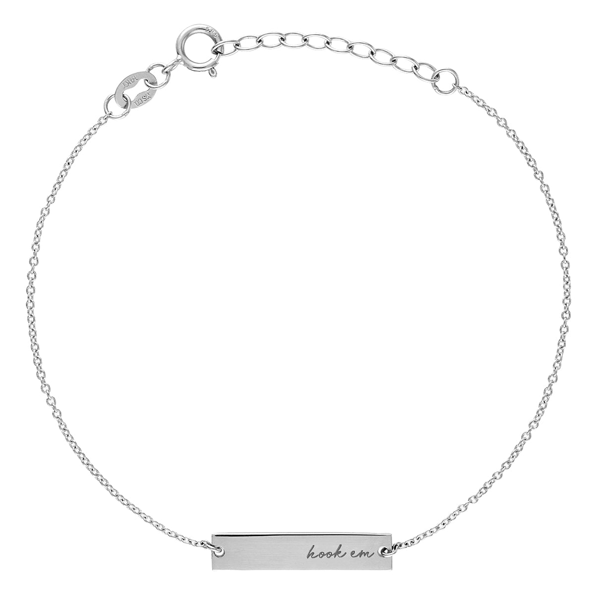 University of Texas Hook 'Em Bracelet