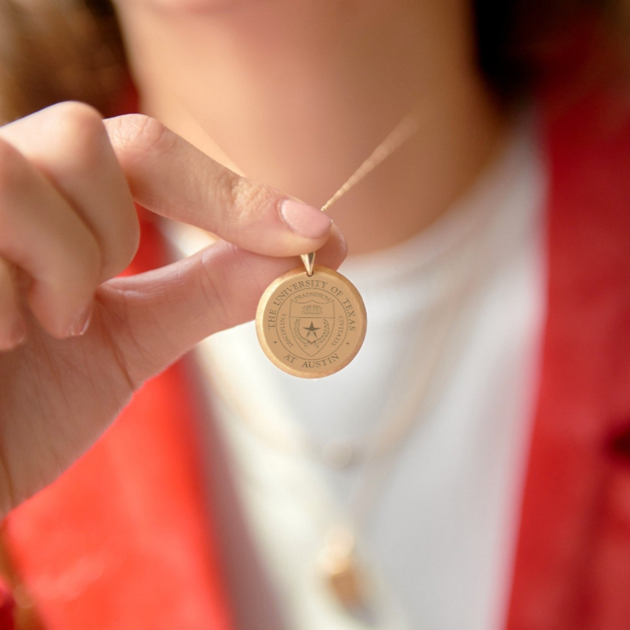 University of Texas Seal Florentine Necklace