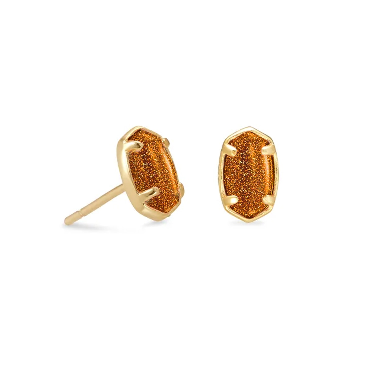 Kendra Scott Emilie Stud Goldstone Earrings