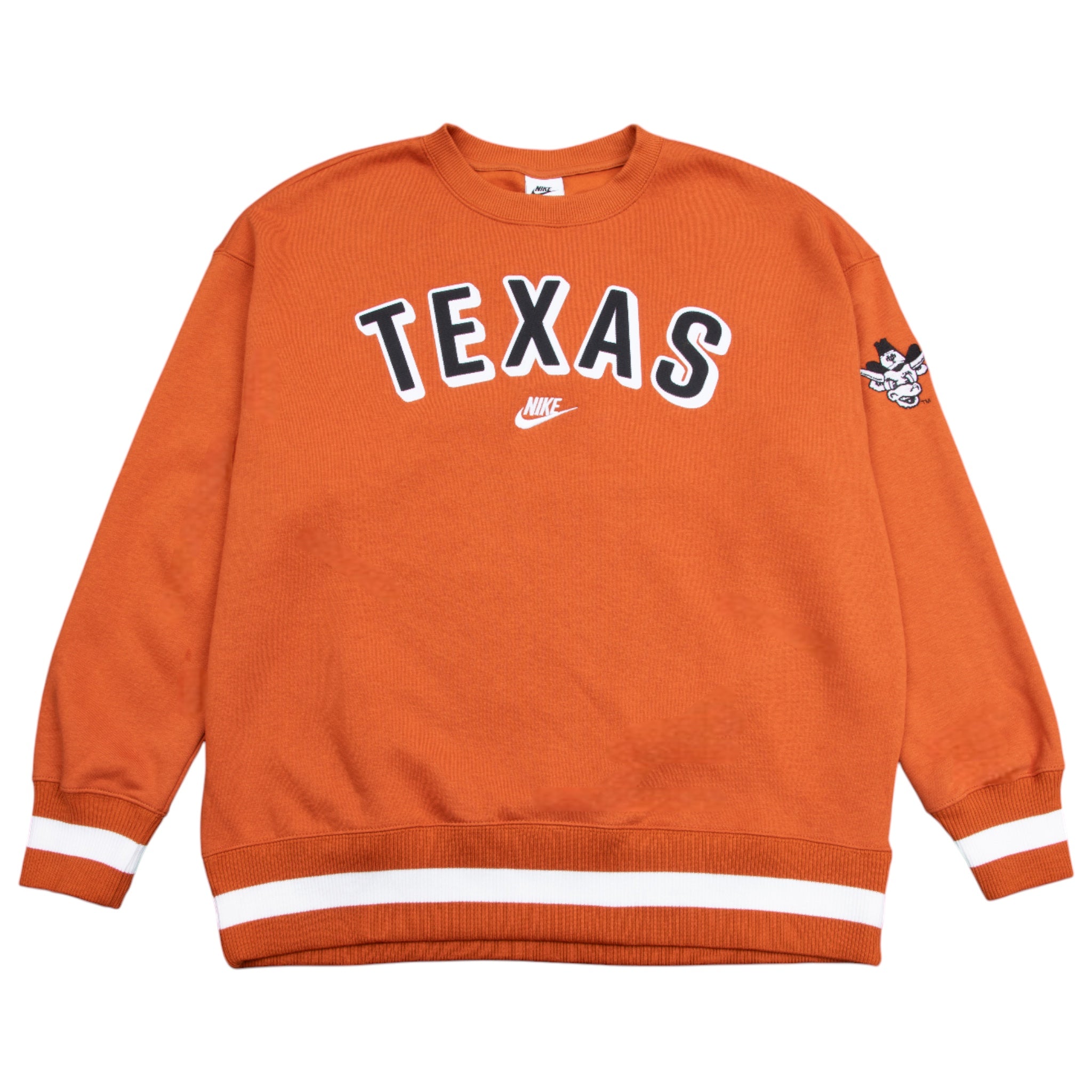 Nike Texas Longhorns Vault Legacy Phoenix Oversized Fleece Pullover Crew