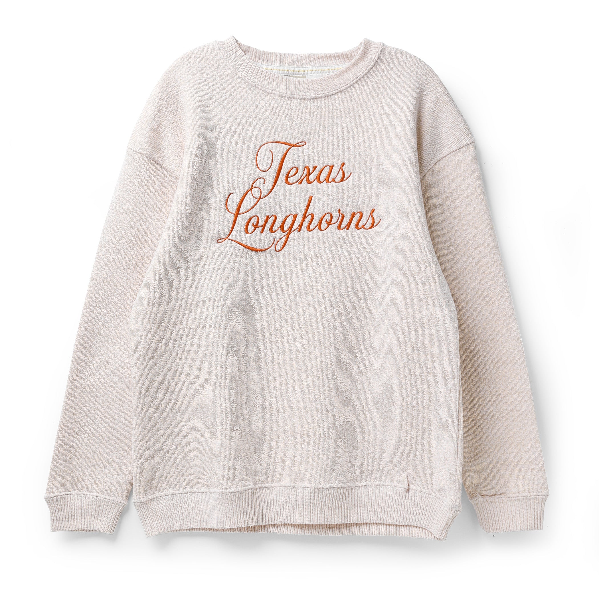 Chicka-D Texas Longhorns Script Warm Up Crew Sweatshirt
